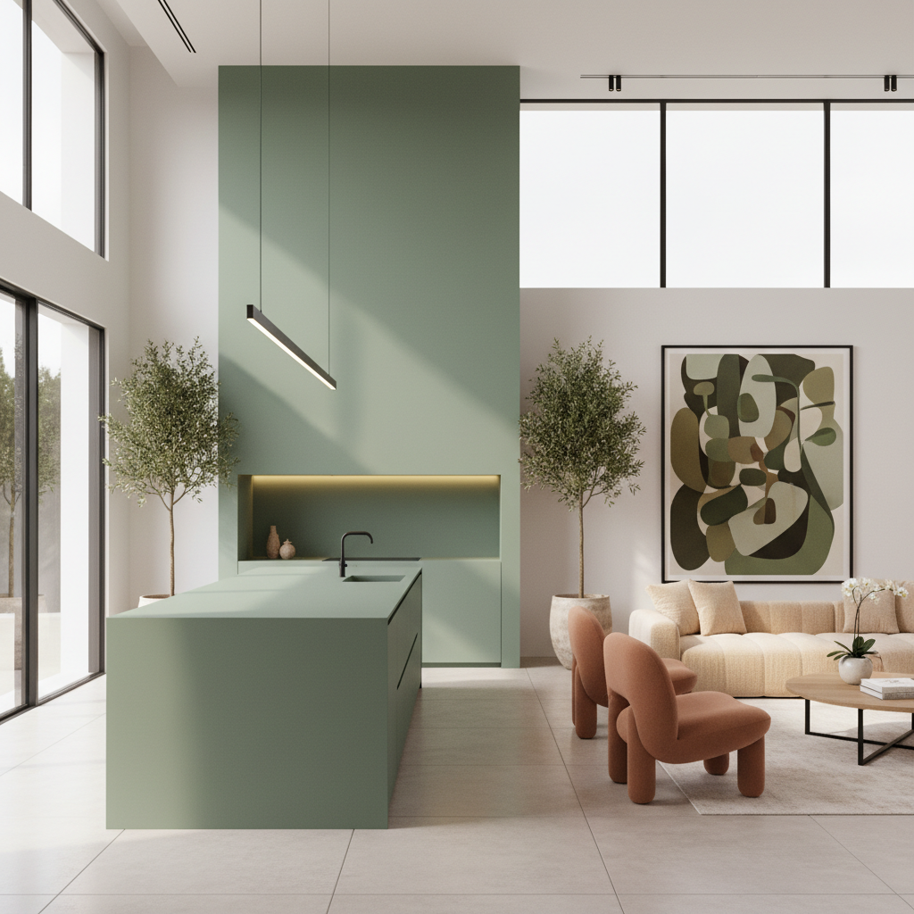 Un Spectre de Style : Tendances Couleurs Contemporaines en Design d'Intérieur et Sélection de Corian