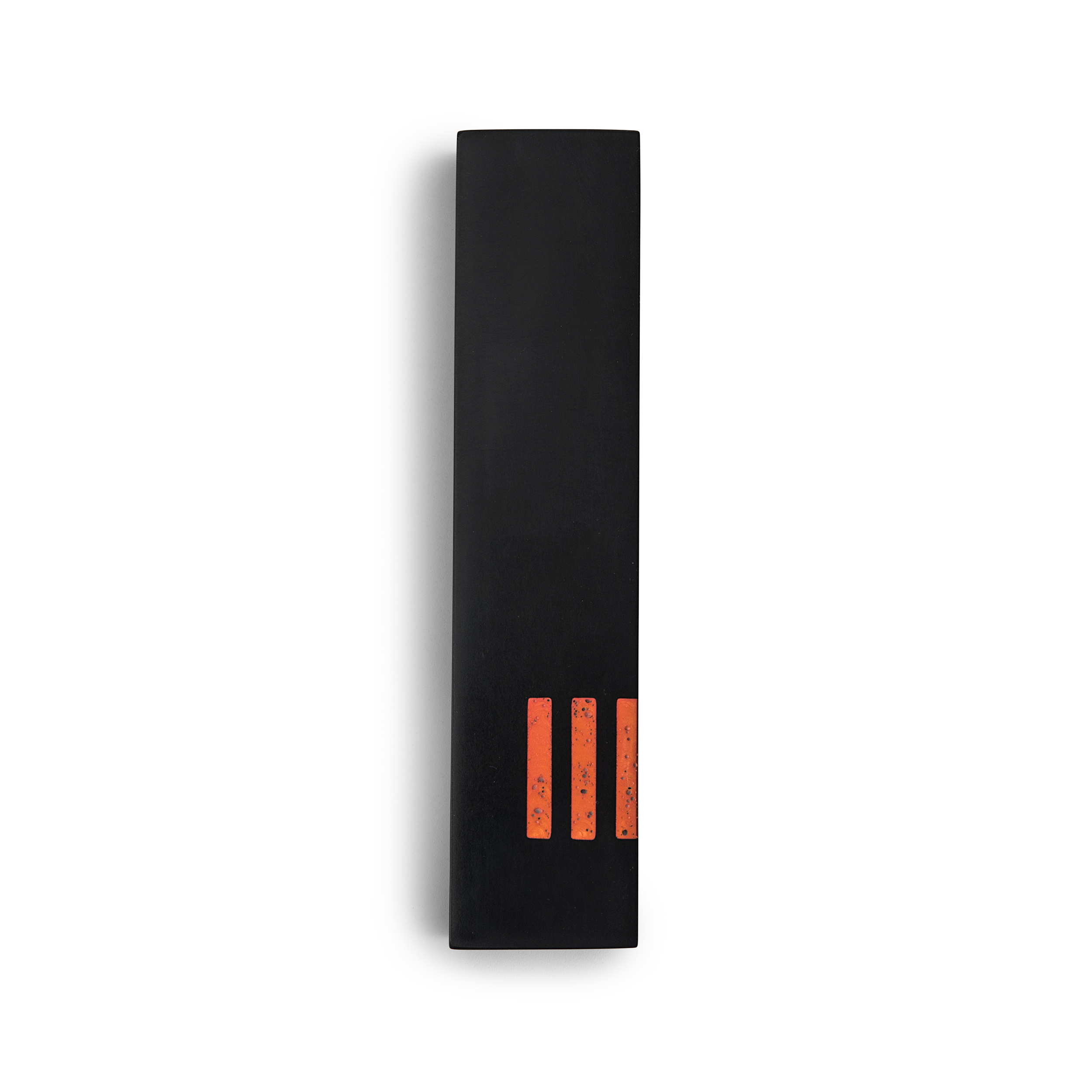 Mézouza Noir Large | Shin Orange Côté