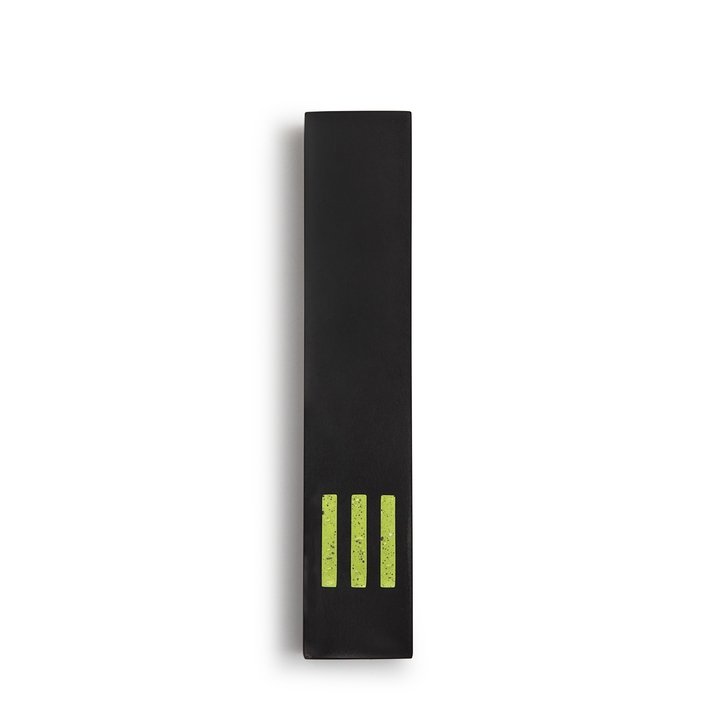 Mézouza Noir Étroite | Shin Vert Centre