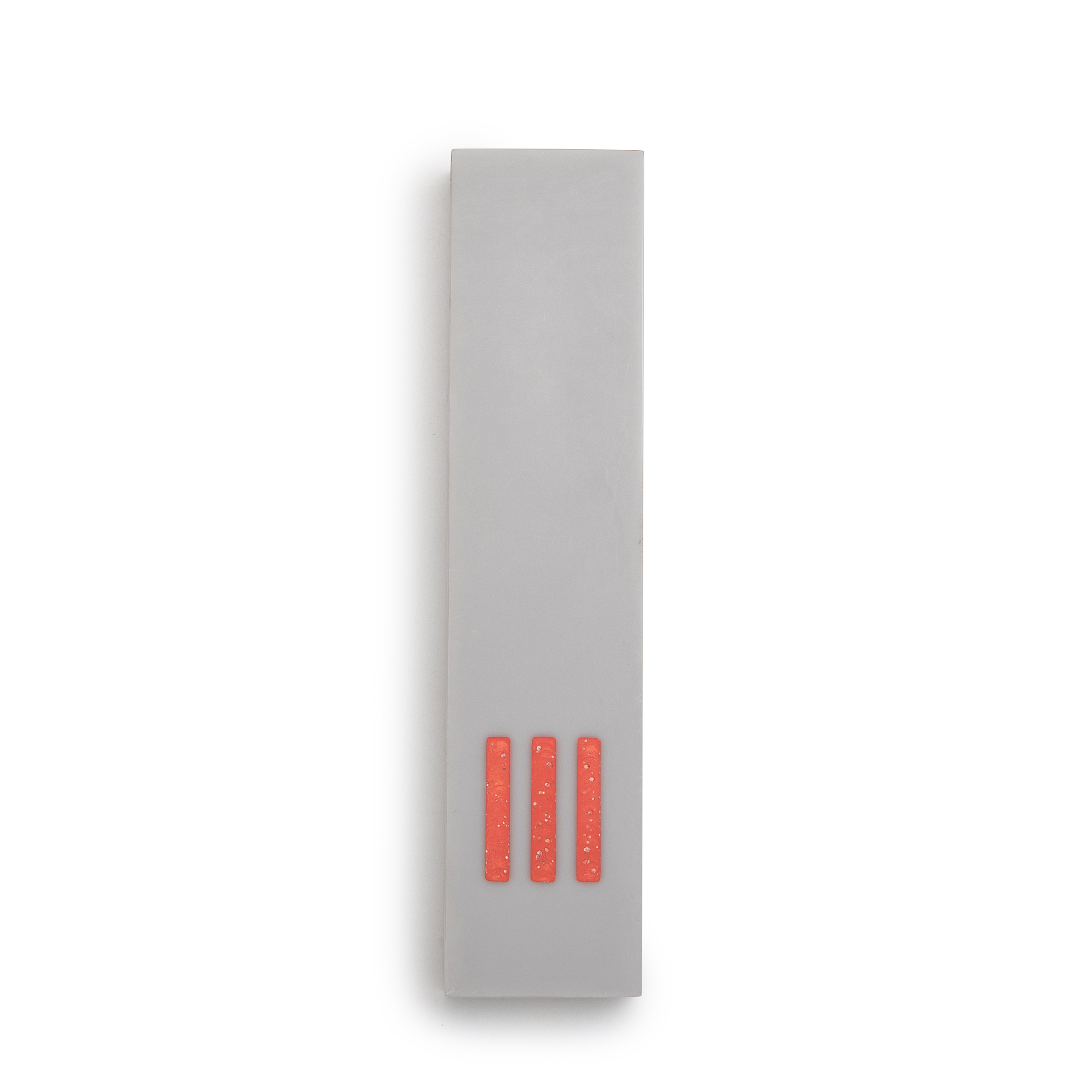 Mézouza Gris Large | Shin Orange Centre