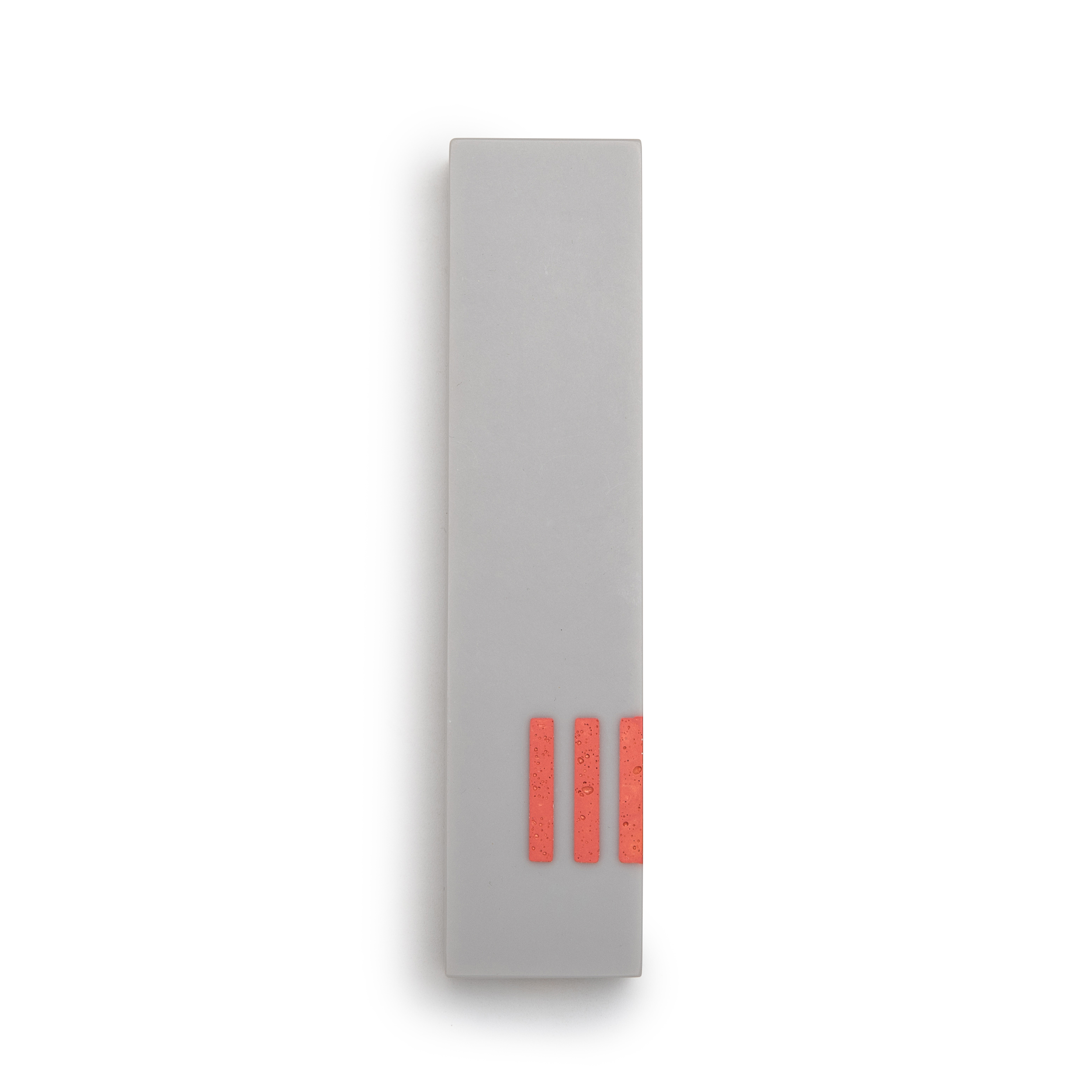 Mézouza | Gris | Large | Shin | Orange | Côté