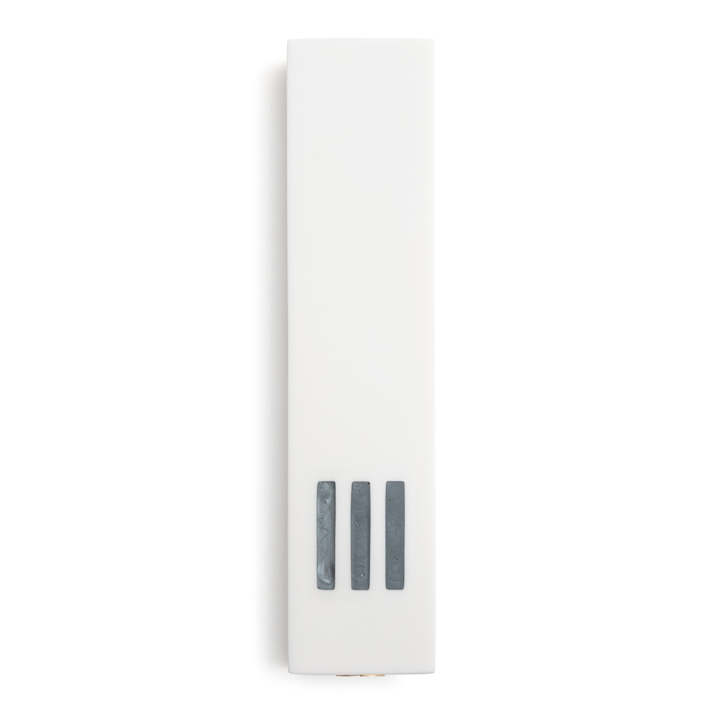 MEZOUZA White Wide | Shin Gray Center