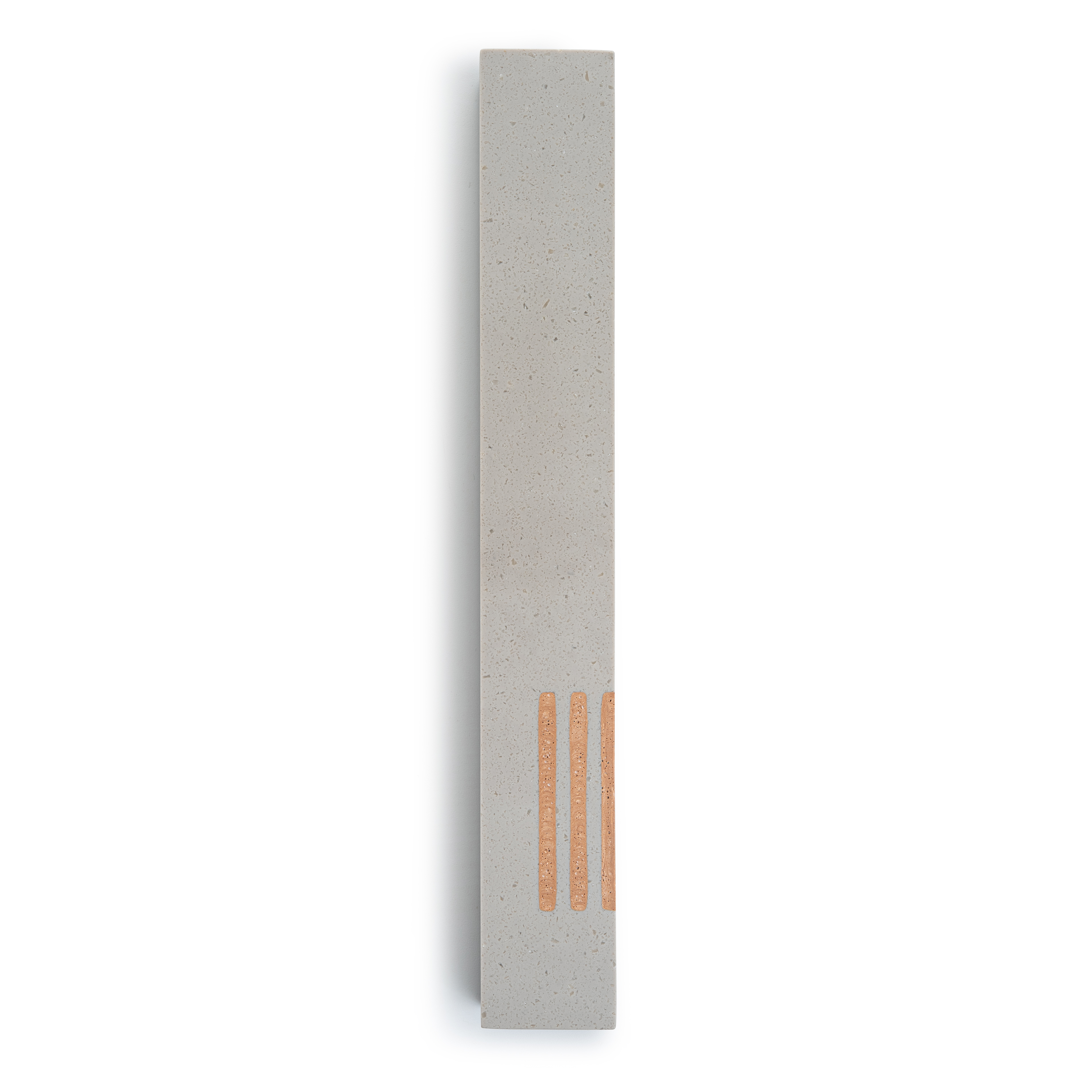 Mézouza Grande | Urbain Gris | Shin Champagne Côté