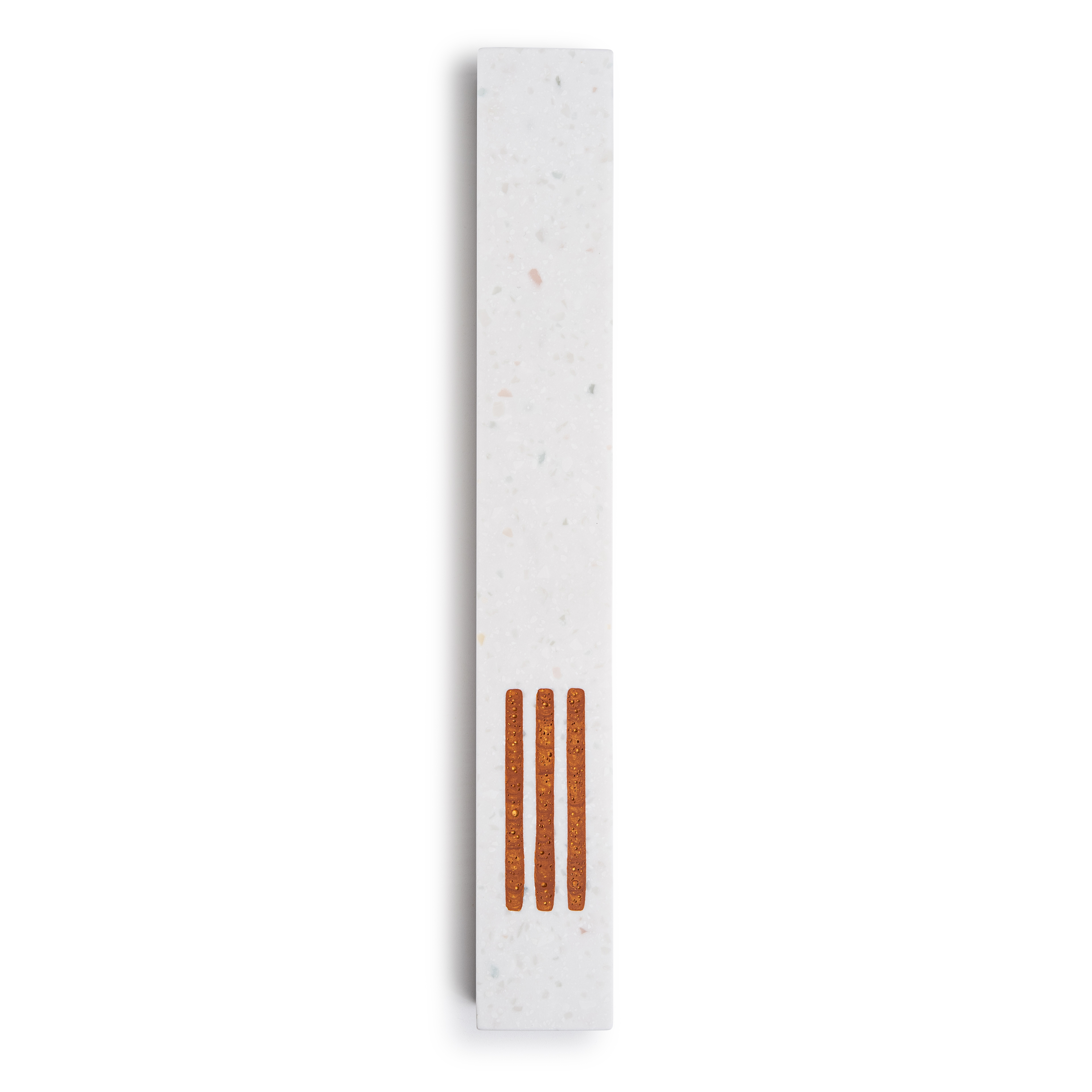 Mézouza Grande | Blanc Terrazzo | Shin Or Centre