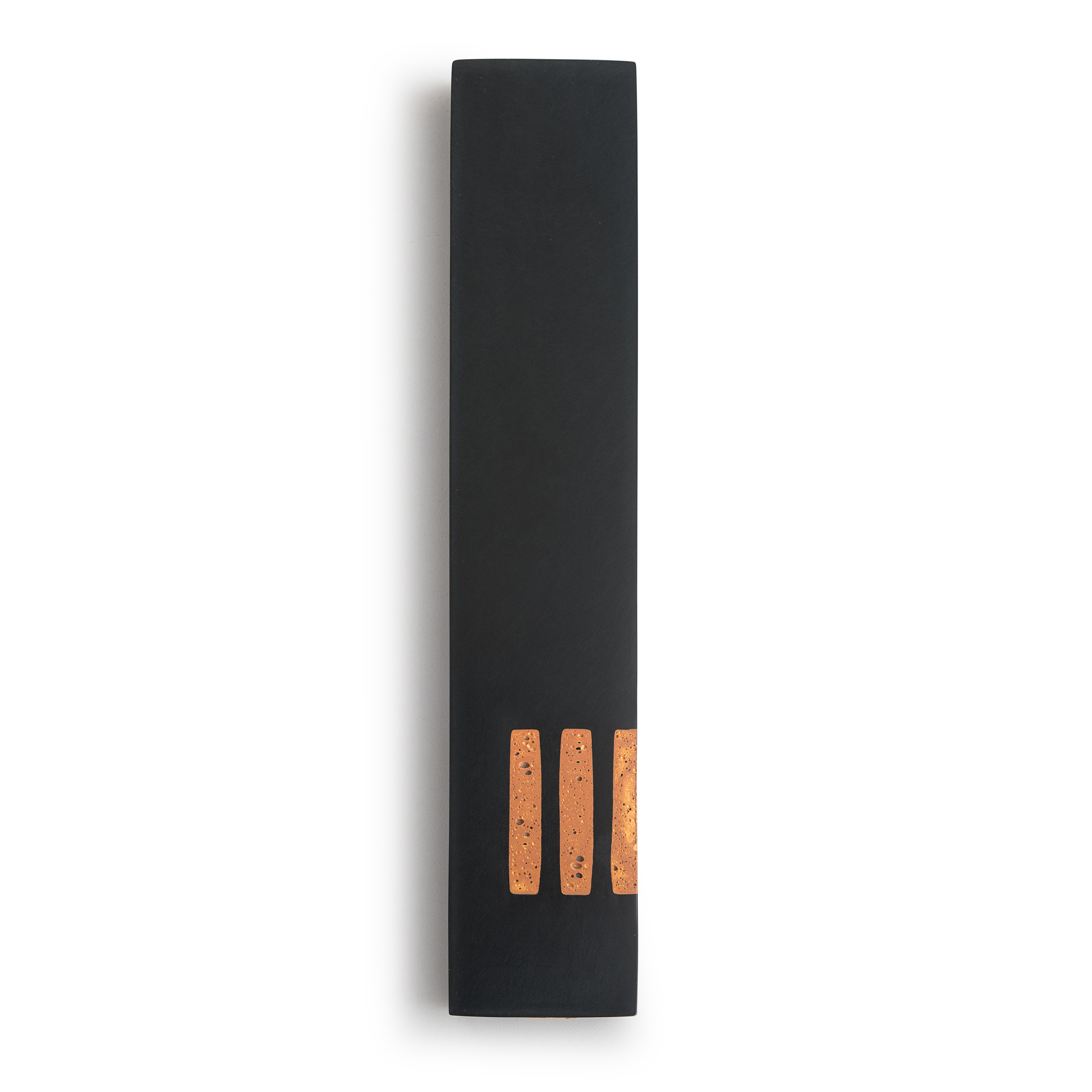 MEZUZAH Black Étroite | Shin Or Côté
