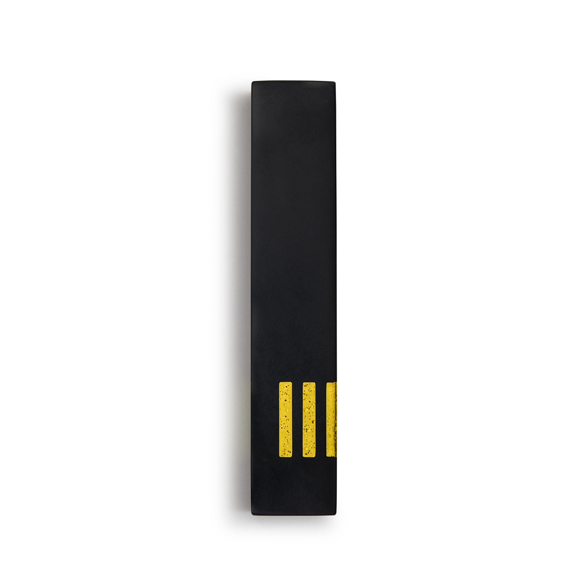 MEZUZAH Black Narrow | Shin Yellow Side