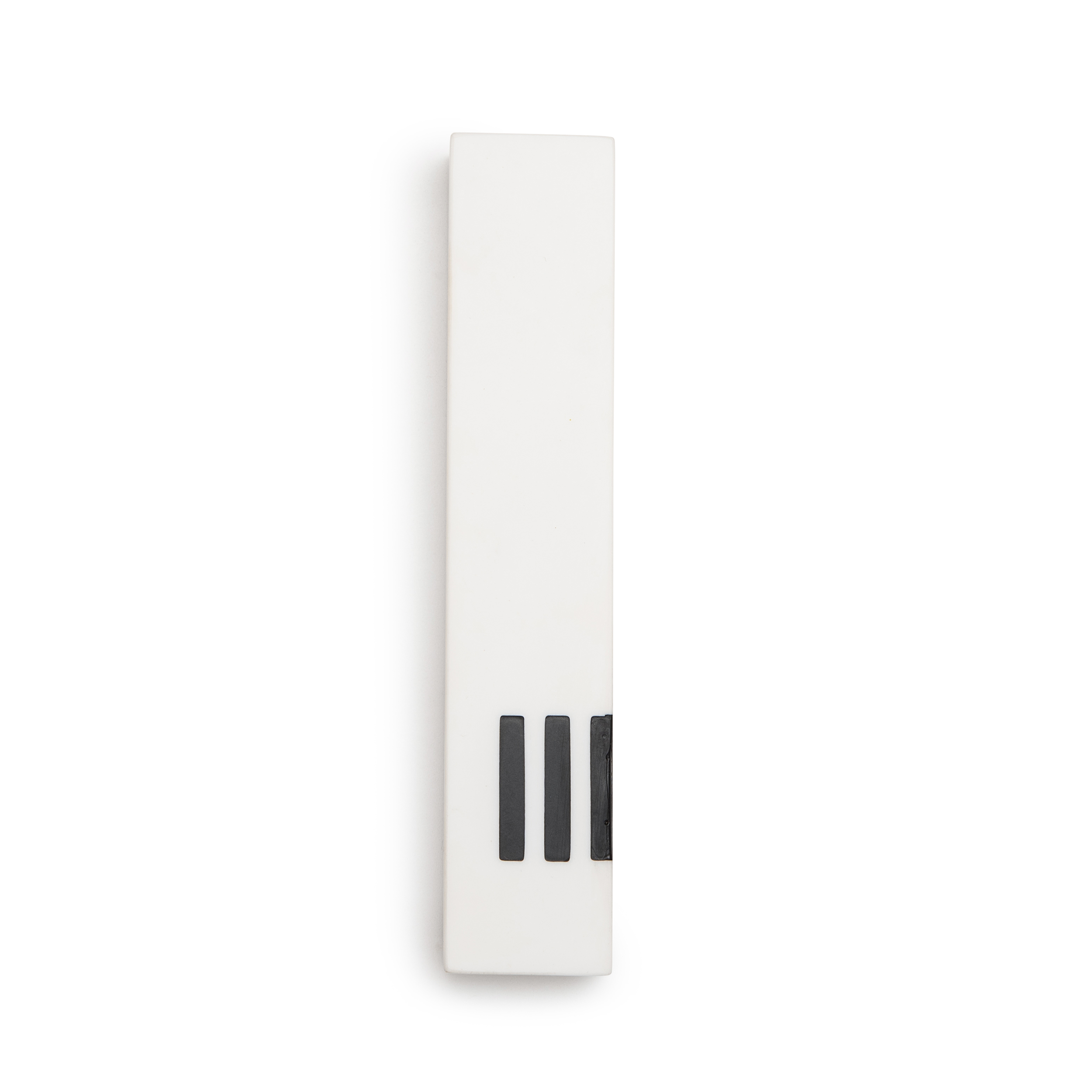 MEZUZAH Black Étroite | Shin Noir Côté
