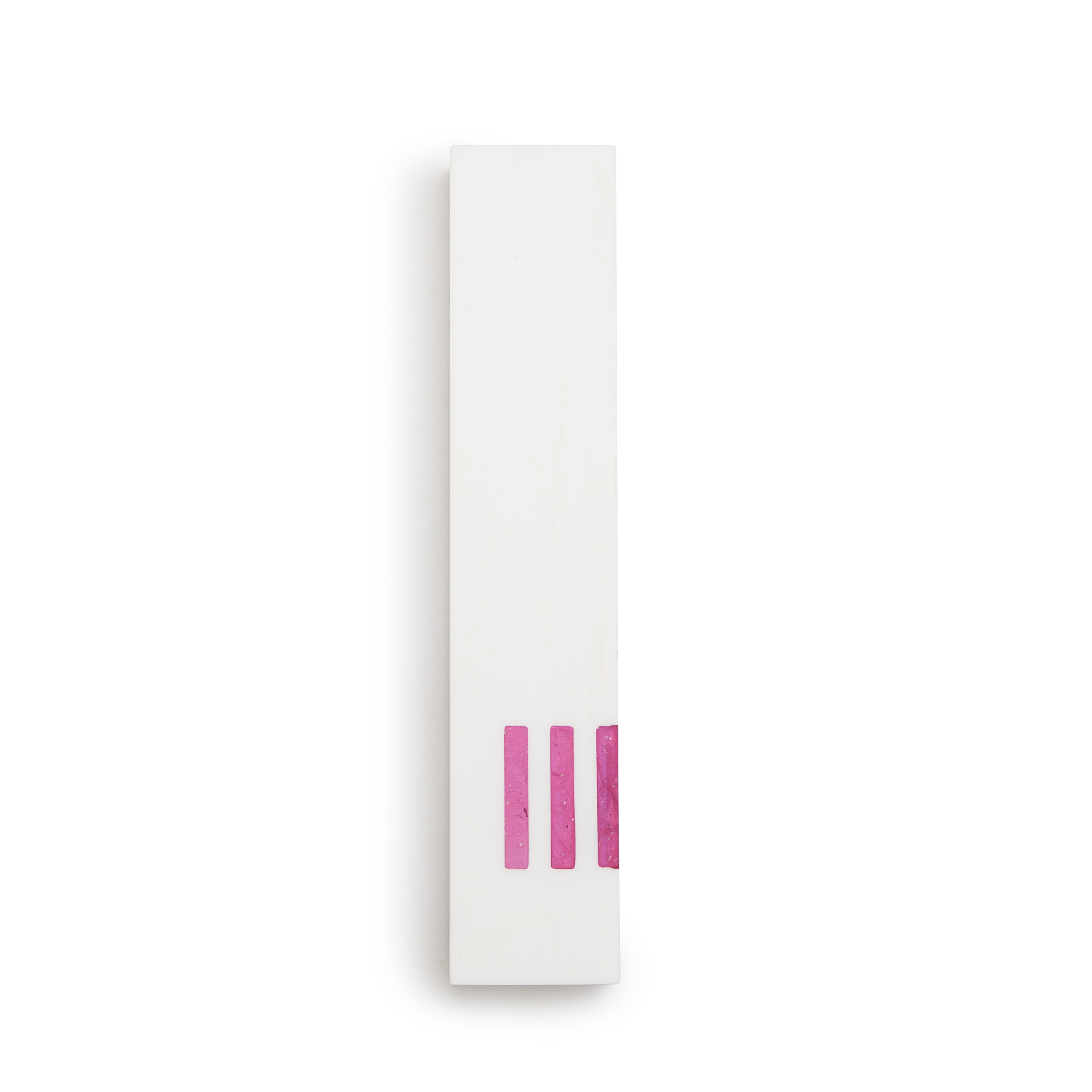 Mézouza Blanc Étroite | Shin Rose Côté