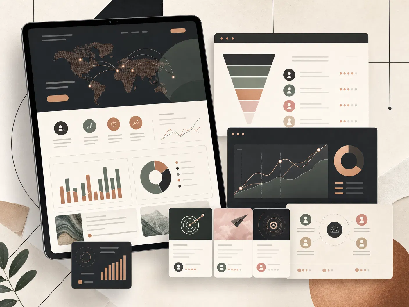 Markit Global Growth website demo mockup
