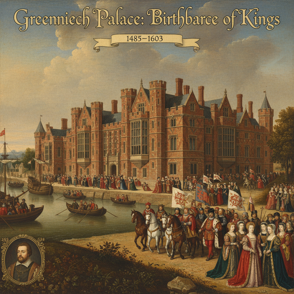 Illustration for Greenwich Palace: Birthplace of Tudor Royalty - Tudor history article