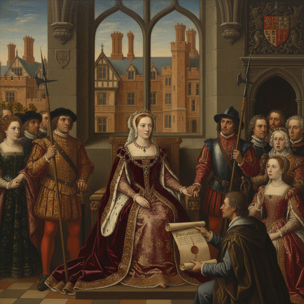 Illustration for Lady Jane Grey: England's Tragic Nine Days' Queen - Tudor history article