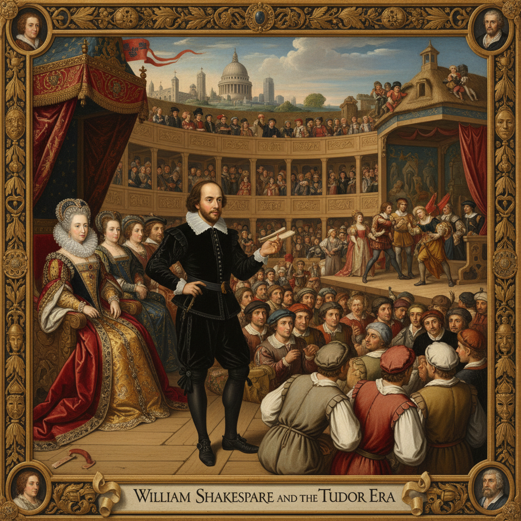 Illustration for Shakespeare & The Tudors: A Golden Age of Drama - Tudor history article