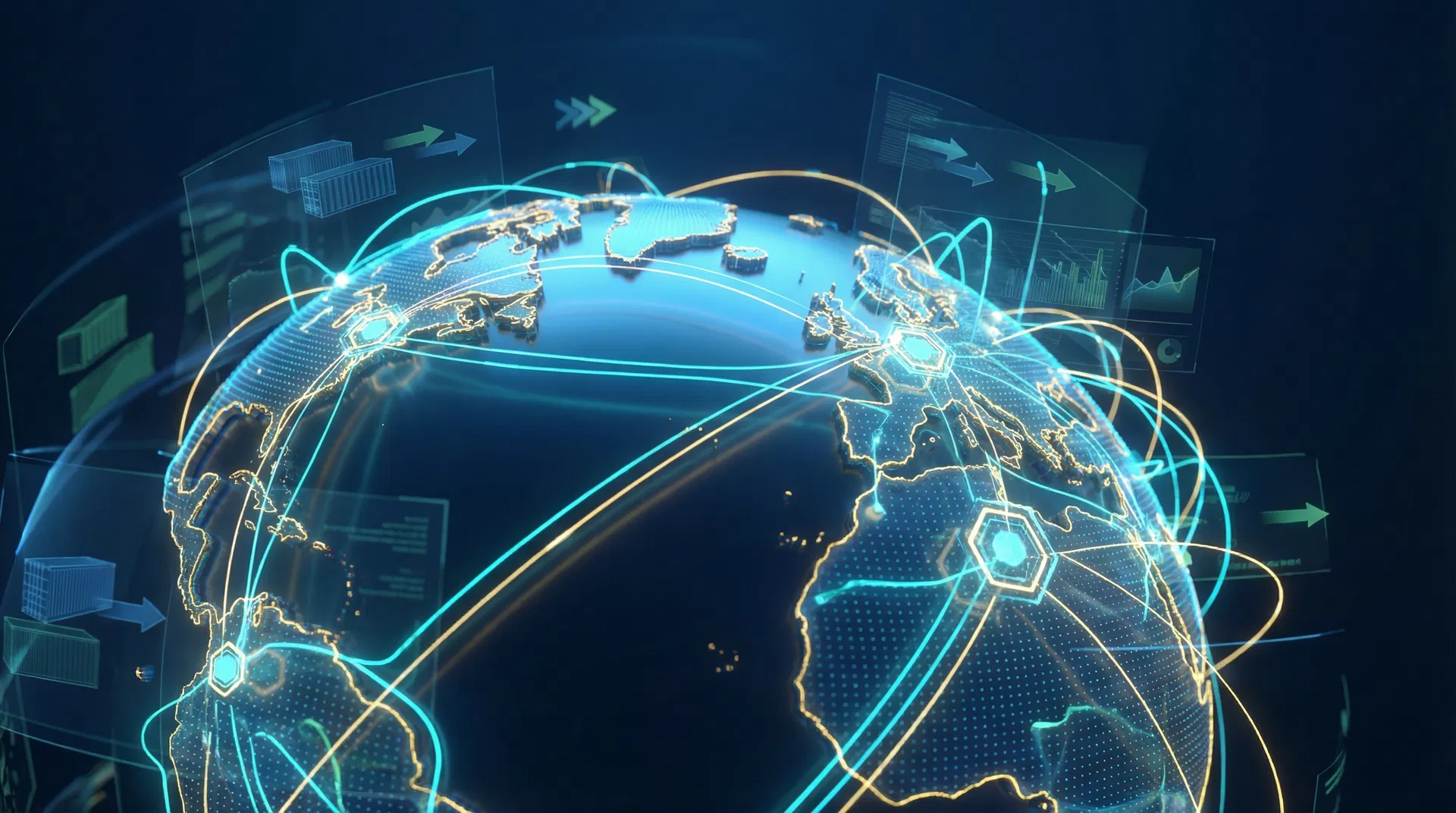 Sector-specific decision infrastructure visualization