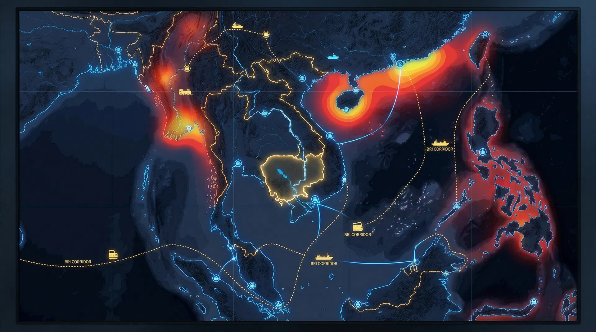 ASEAN Geopolitical Intelligence Map
