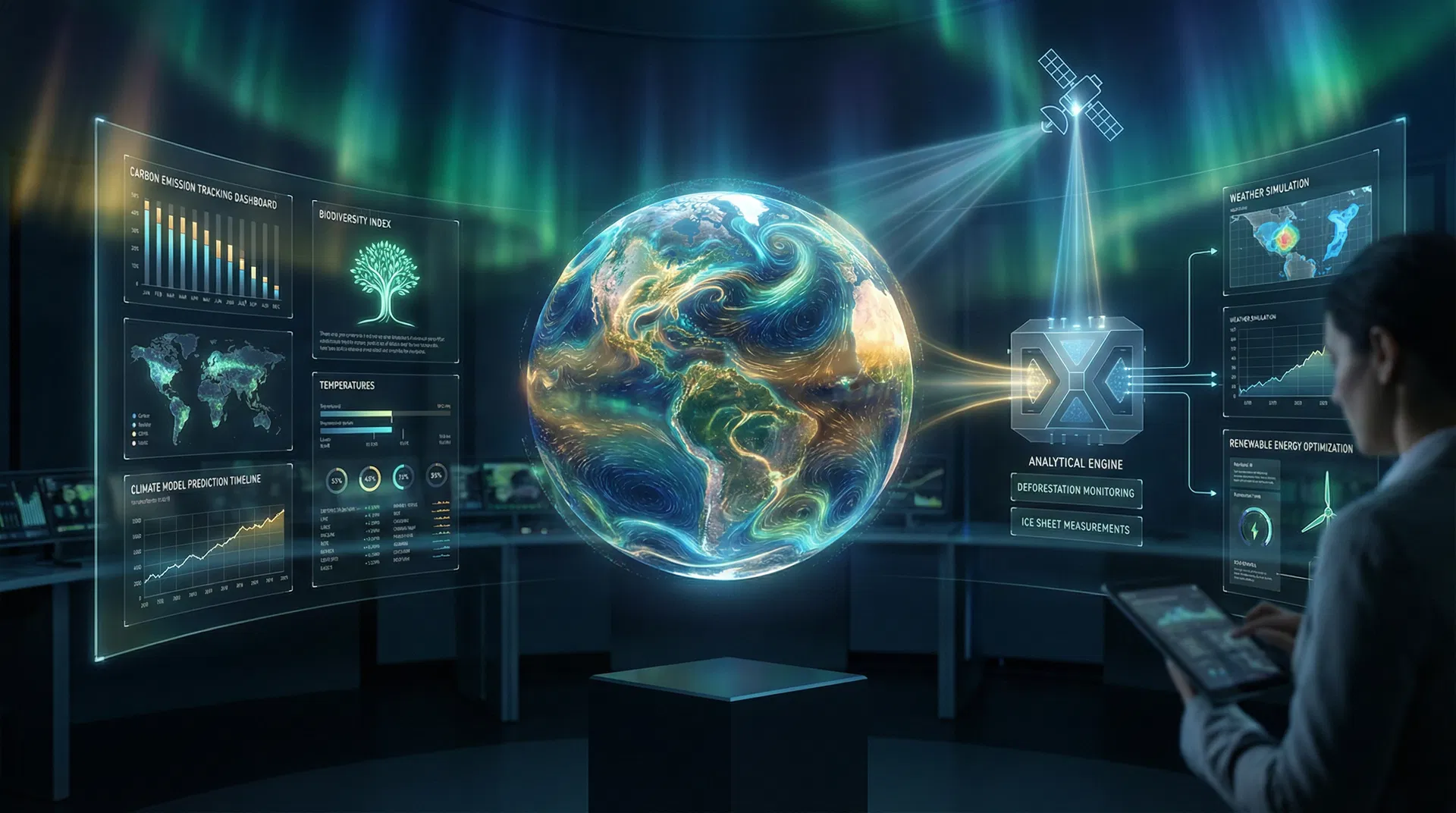 ESG and Planetary-Scale Sustainability Compliance with KRYOS Hypercube - KRYOS HyperCube visualization