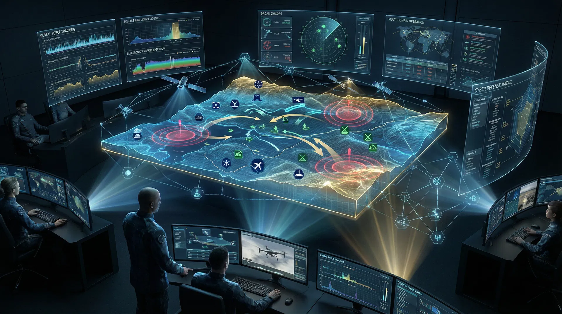 Geopolitical Crisis and National Security Modeling with KRYOS Hypercube - KRYOS HyperCube visualization