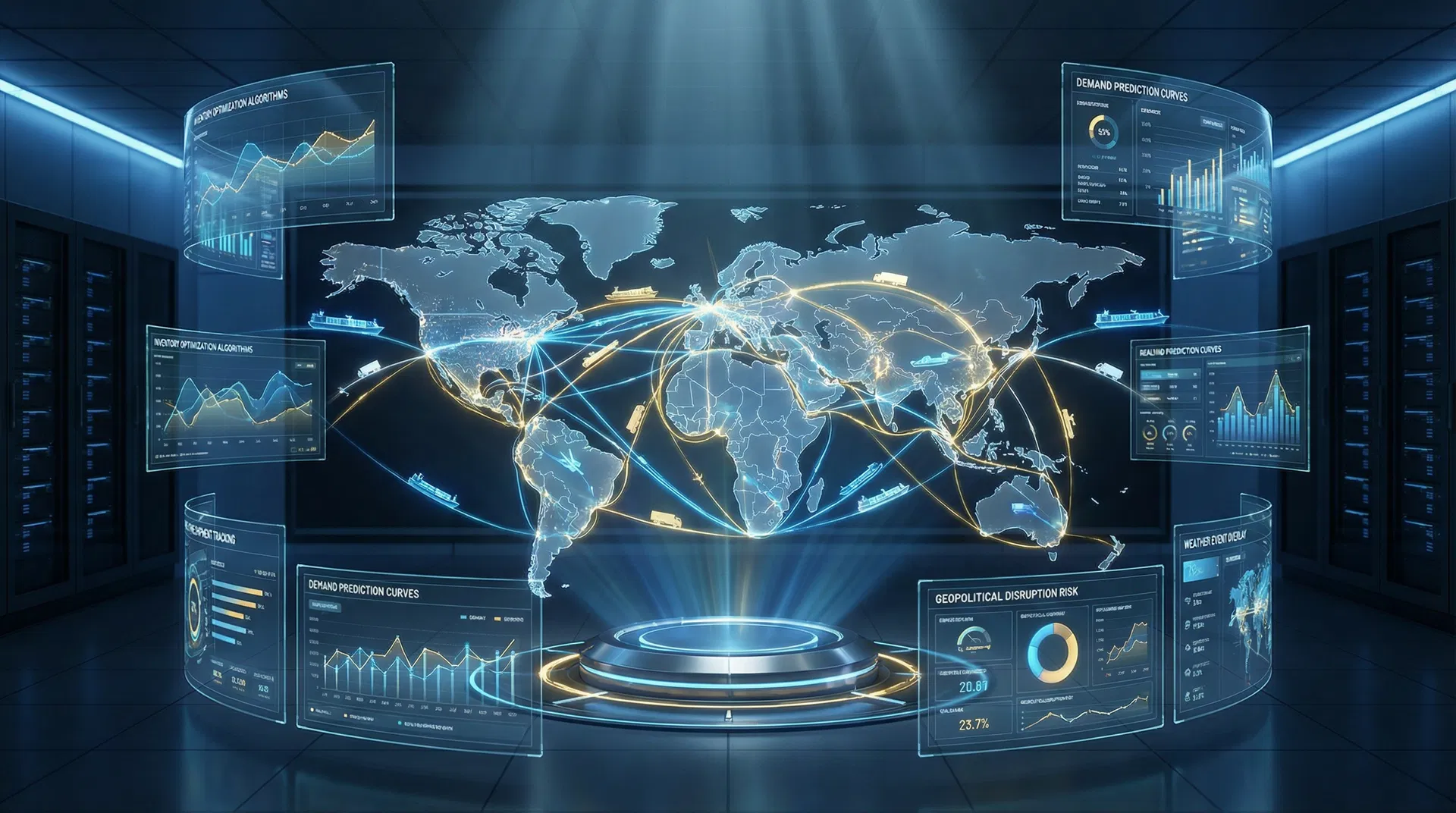 Humanitarian Logistics Optimization with KRYOS Hypercube - KRYOS HyperCube visualization