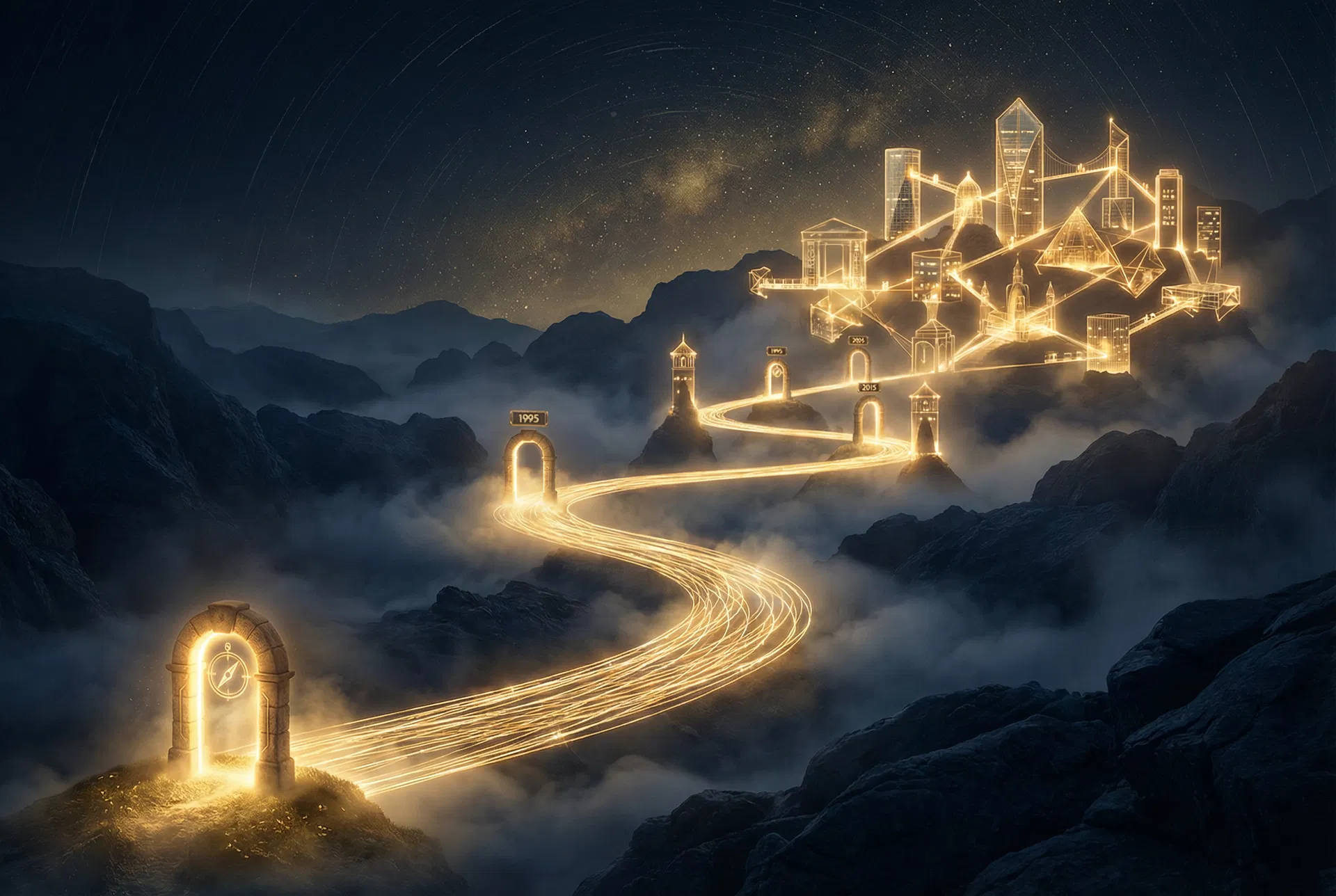 Career timeline visualization