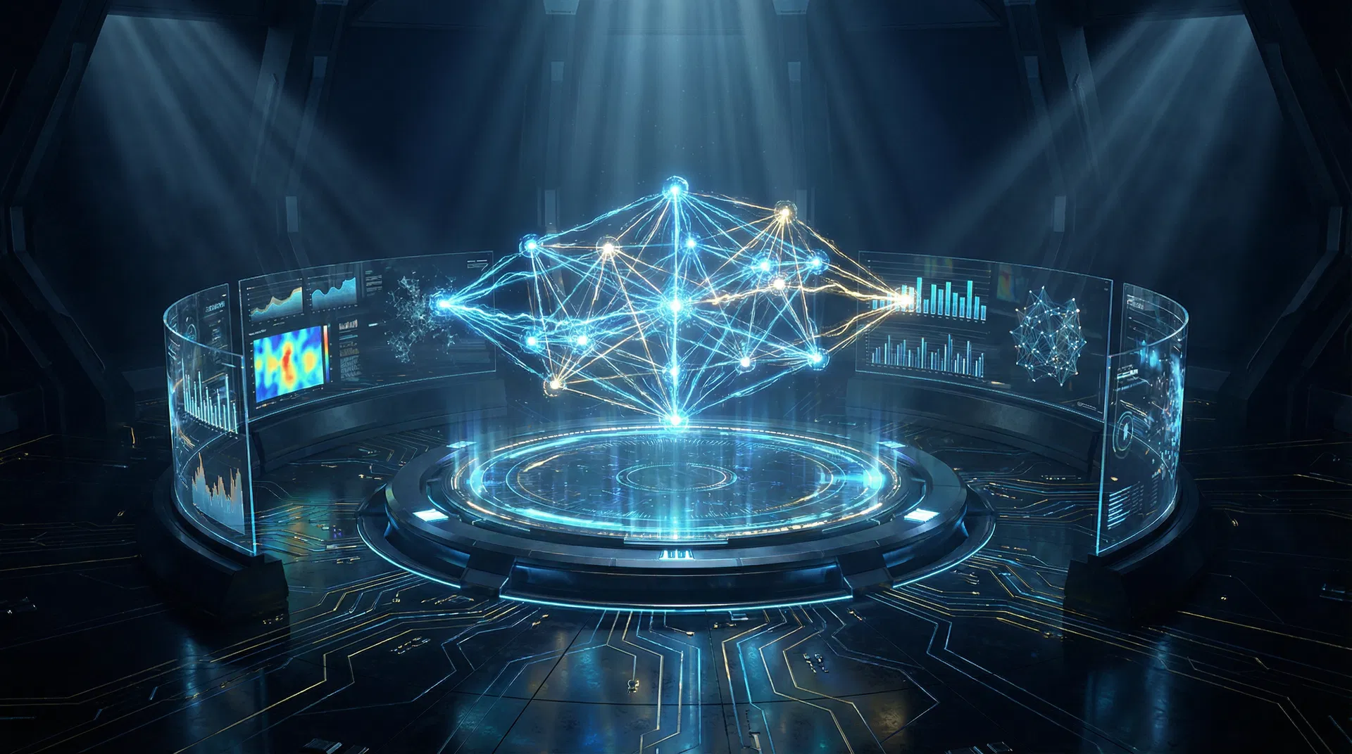 KRYOS HyperCube 4D Workspace - Historical Replay Mode with Agent Field, Temporal Controls, and Scene Management