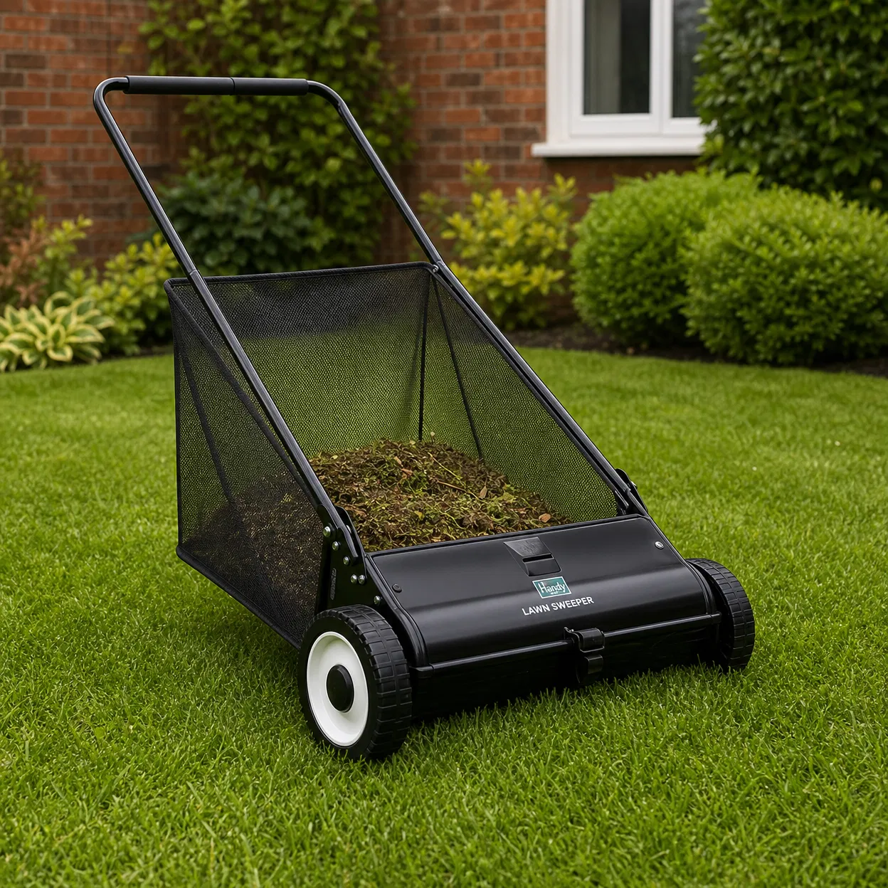 Handy Push Lawn Sweeper & Rake