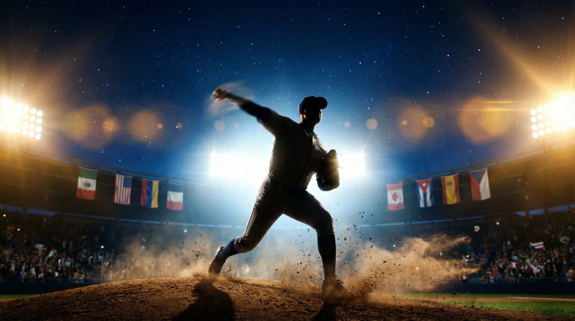 WBC 2026 經典賽賽程表背景 棒球場投手丘