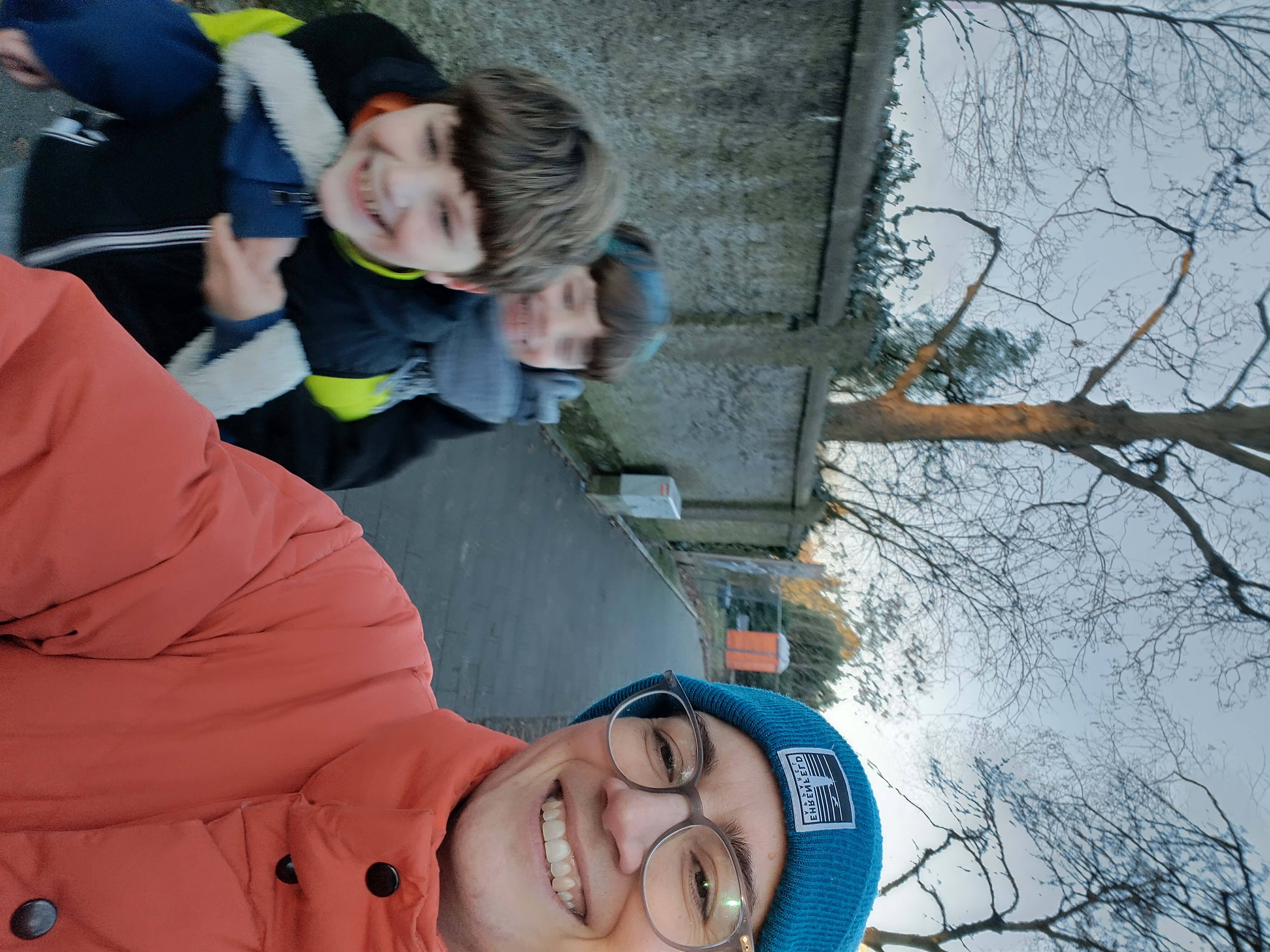 Foto von Veronika, Liam und Olli