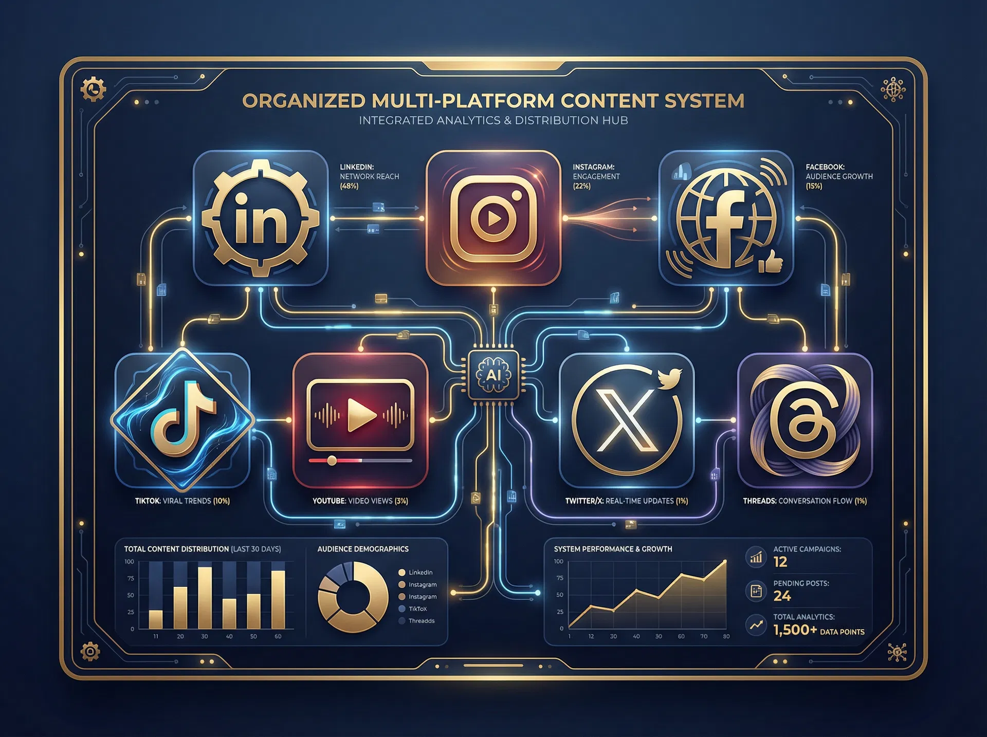 Multi-platform content distribution system