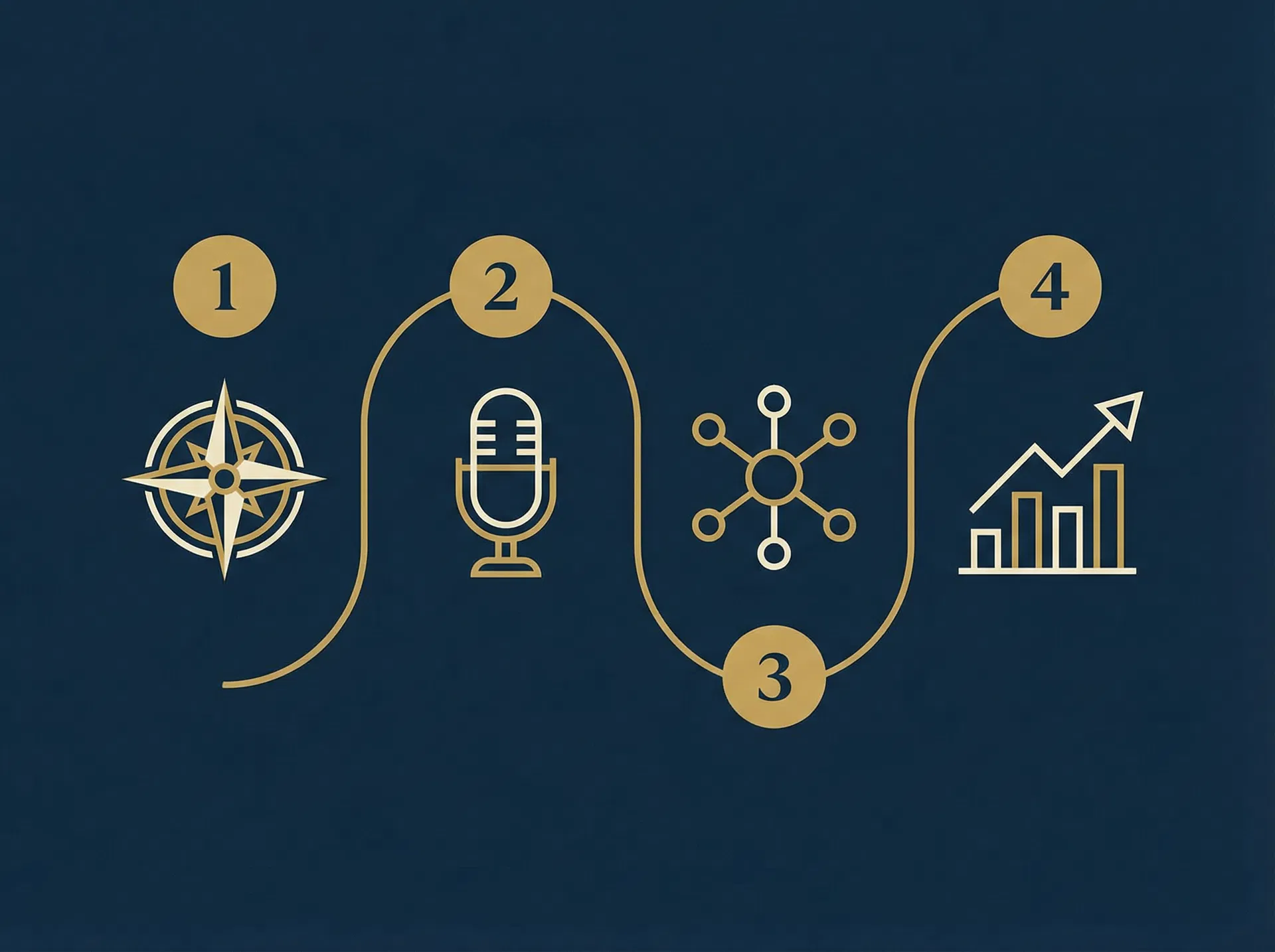 Four-stage content process