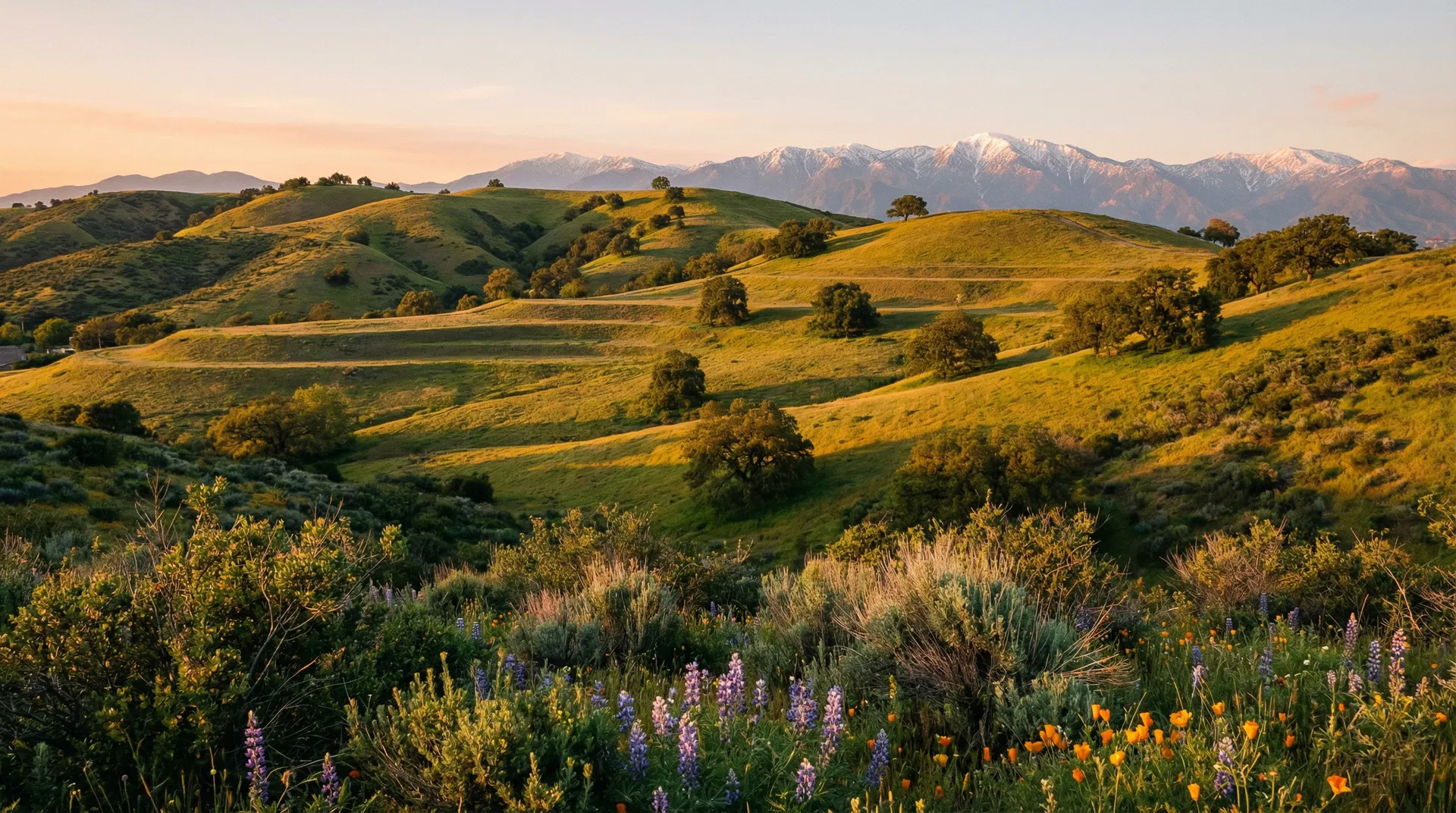 Rolling hills landscape
