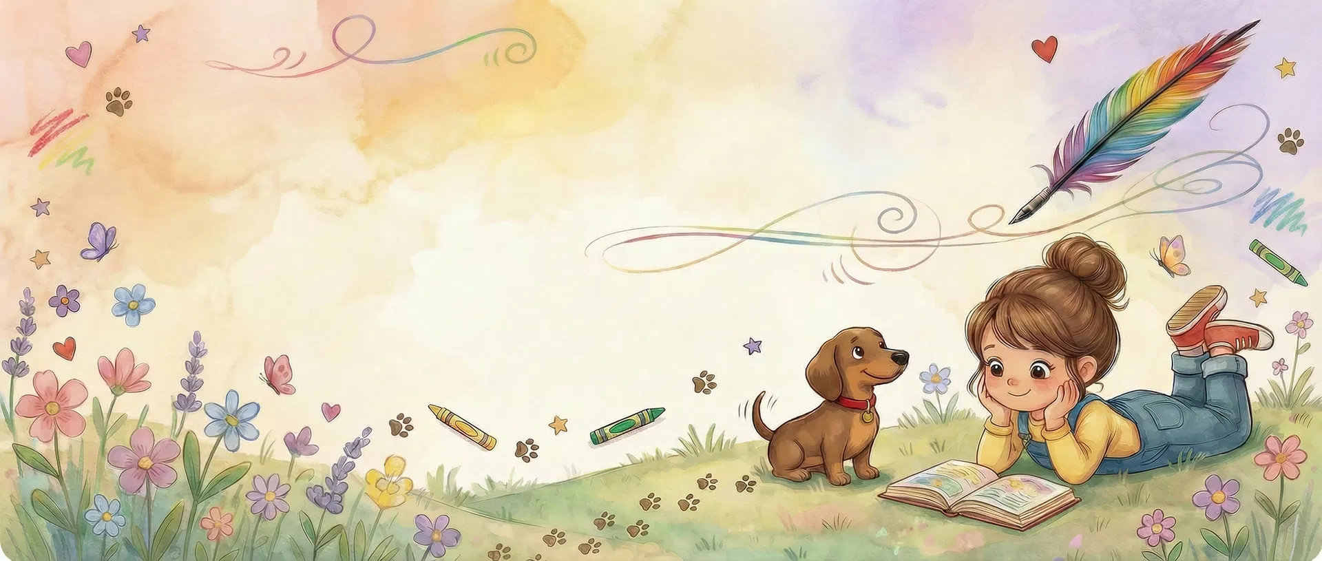 Milli and Milton reading together