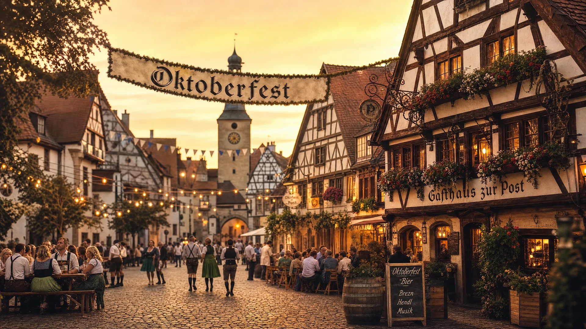 Traditional Bavarian village