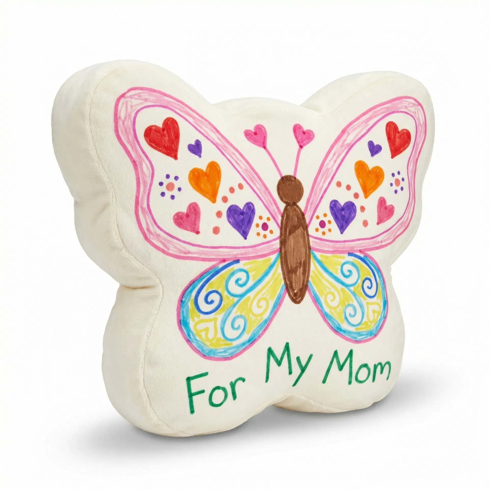 Butterfly shaped pillow