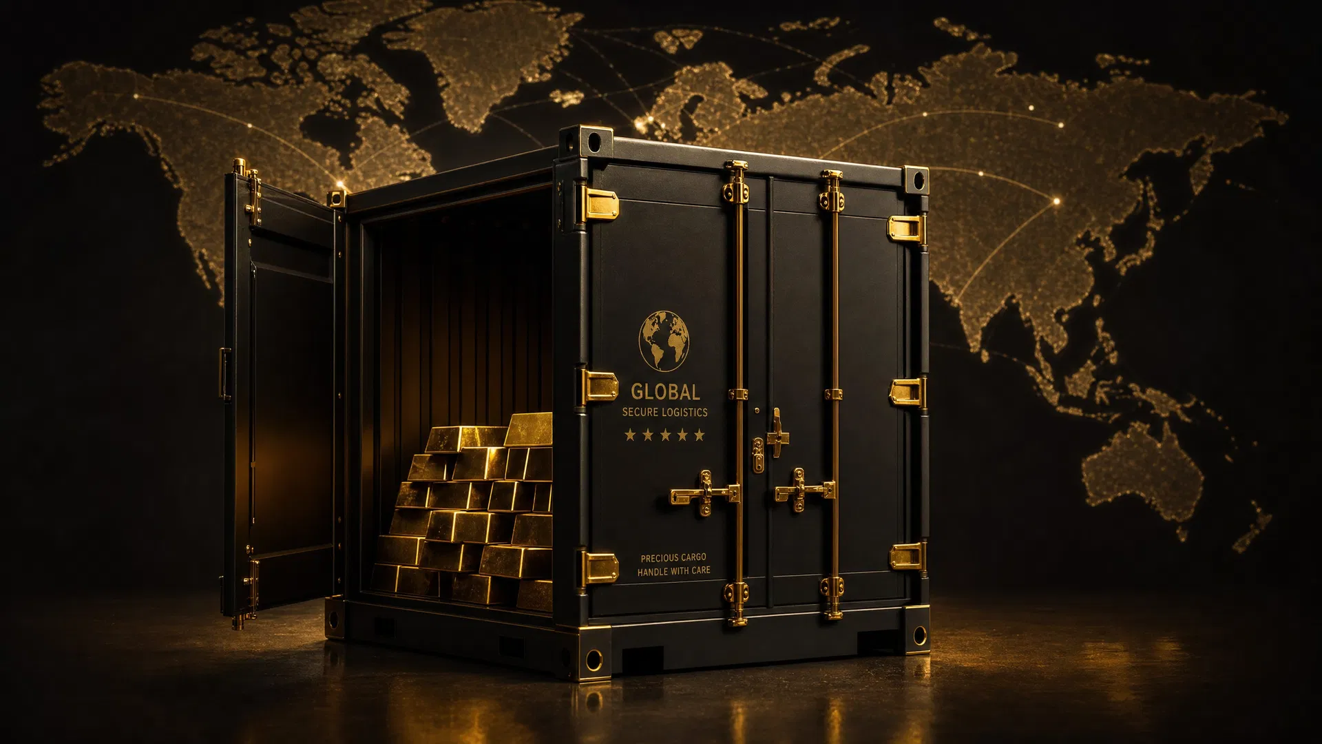 Secure global shipping of precious metals