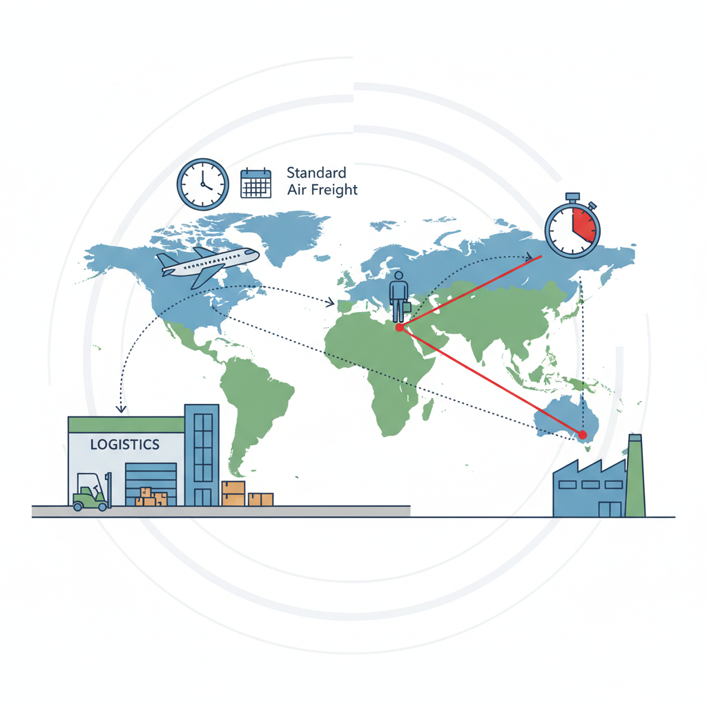 OBC专员将货物交付客户