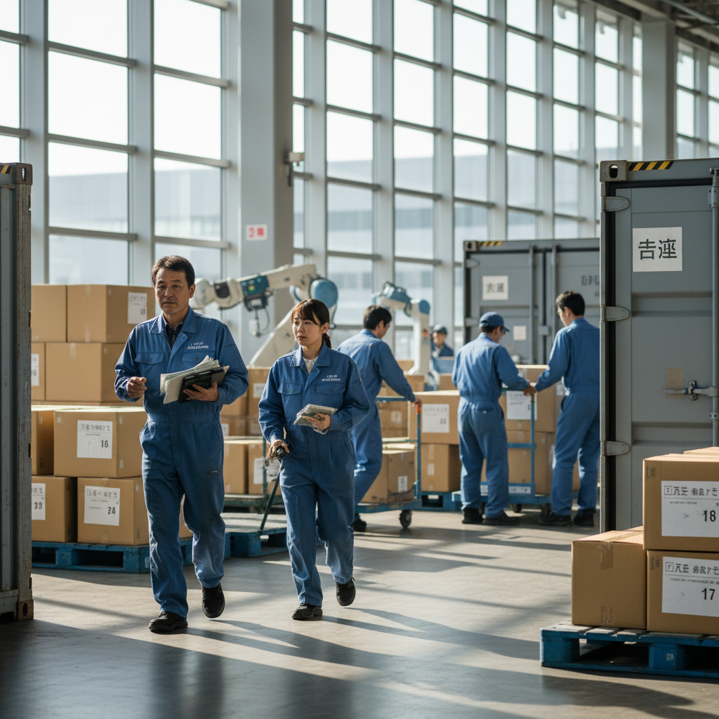 OBC가 수하물 수취대에서 짐을 기다리는 모습