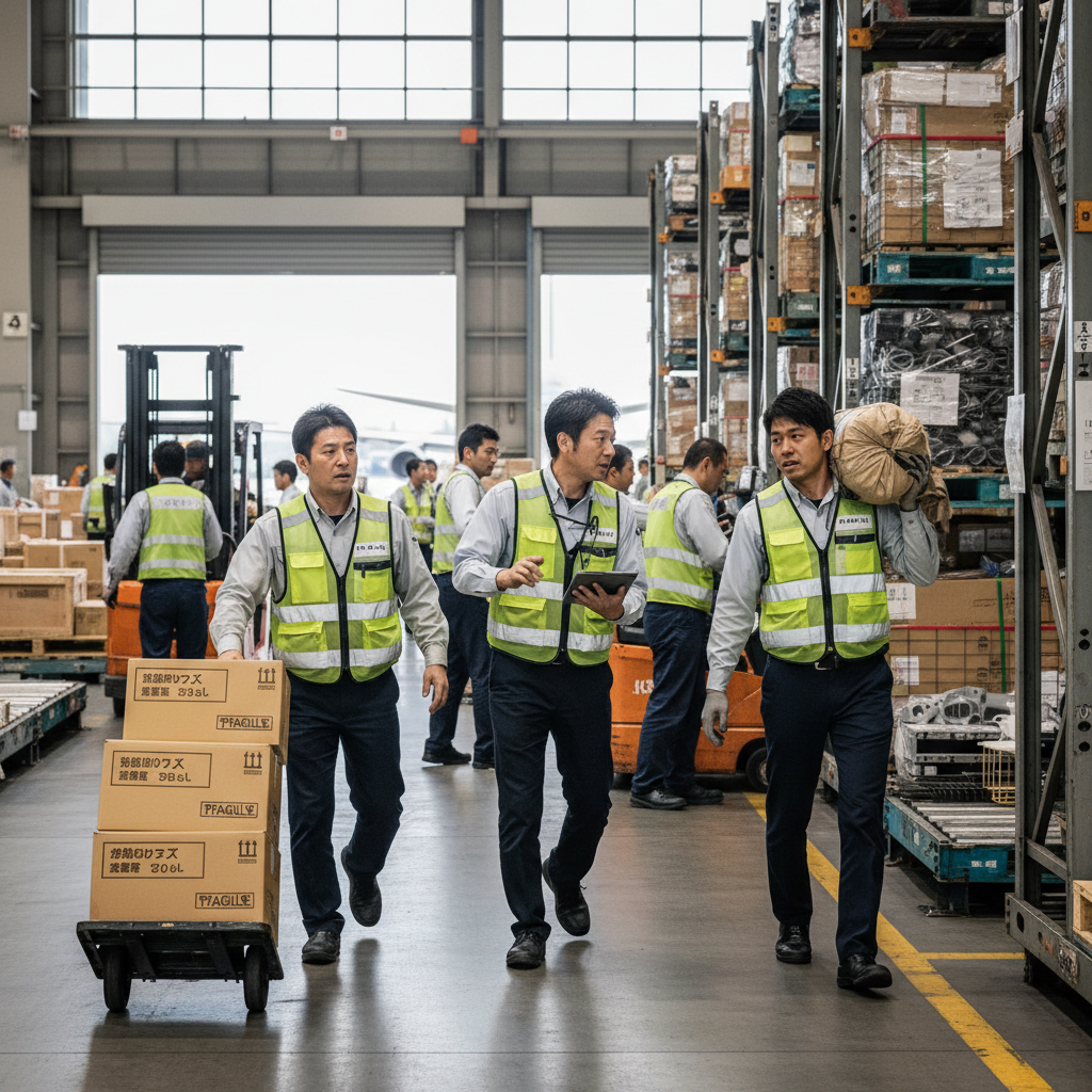 Người đưa thư OBC tại sân bay Narita