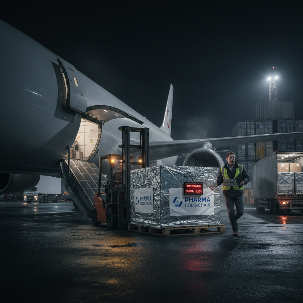 医薬品コールドチェーンの輸送風景