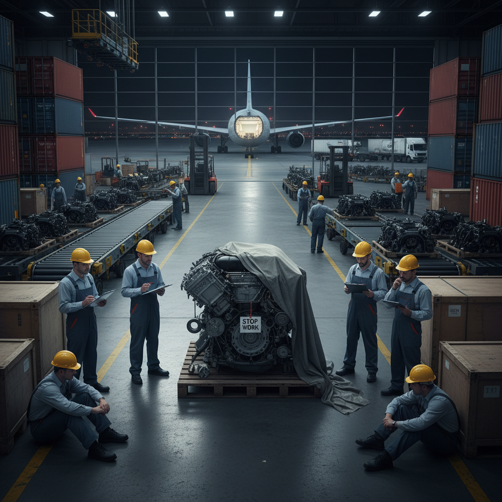 自動車生産ラインの緊急停止を示すアラート画面