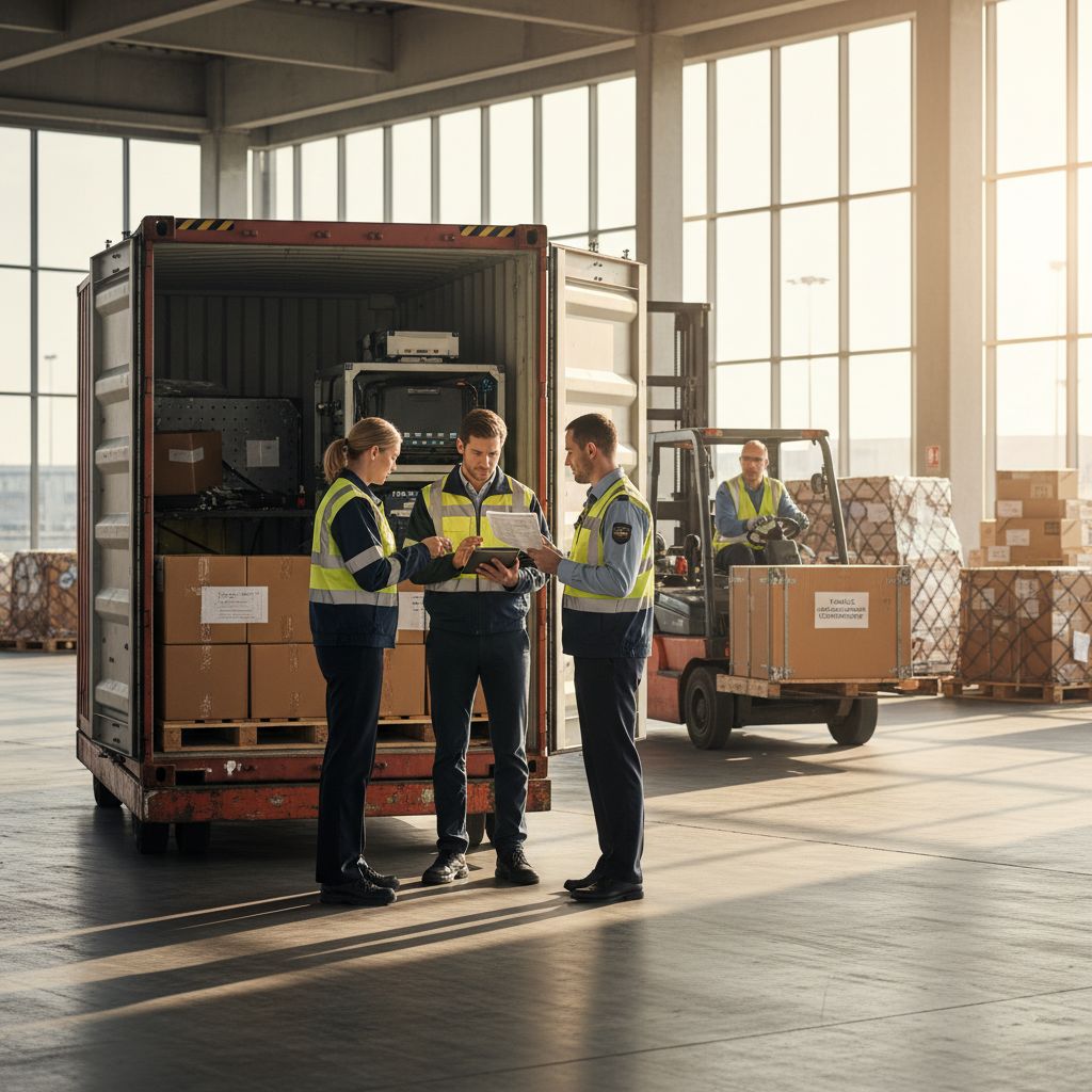 半导体晶圆厂内部的精密设备，工程师正在检查