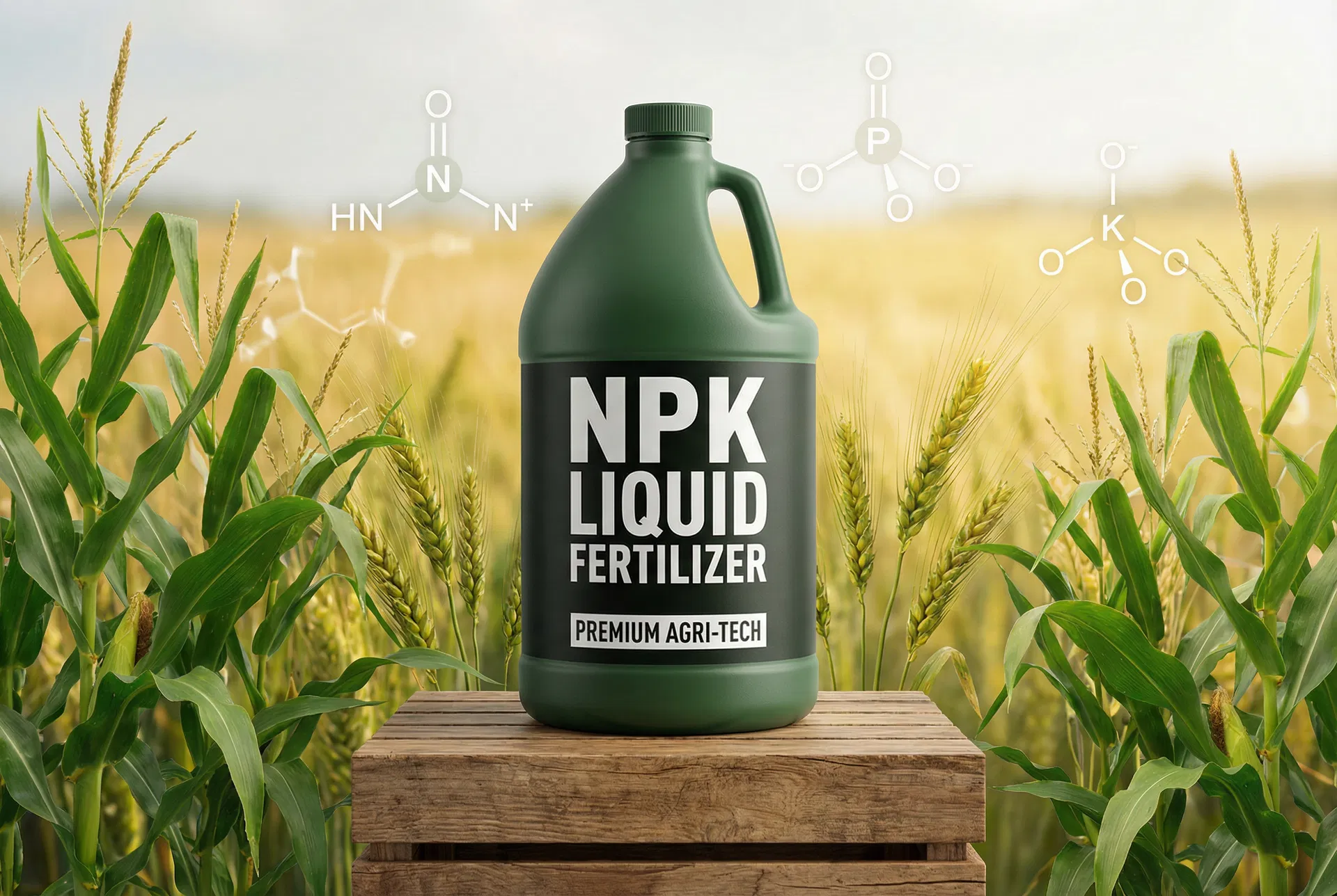 NPK liquid fertilizer product