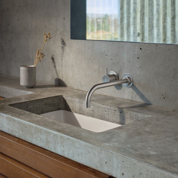 Innbyggt handlaugartæki ryðfrítt stál