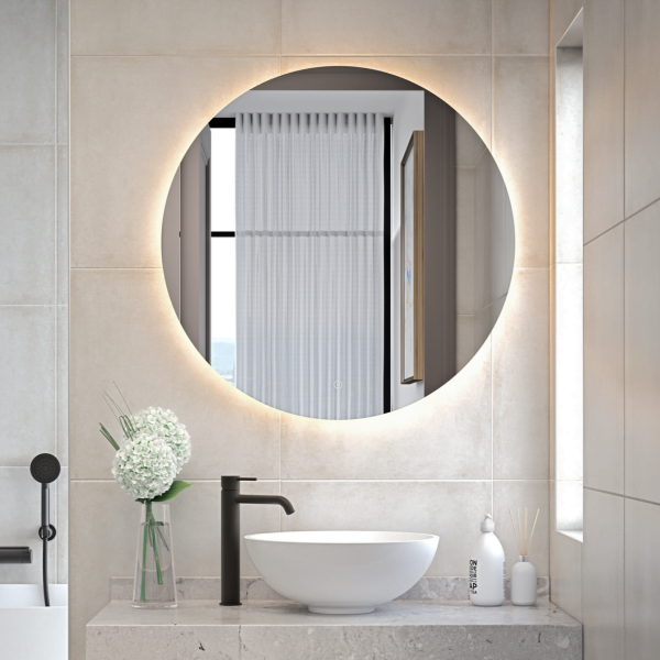 CAVA I ljósaspegill með móðuvörn - 80 cm