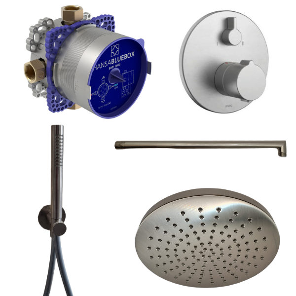 Hansa Vantis sturtusett kringlótt - Burstað Nikkel