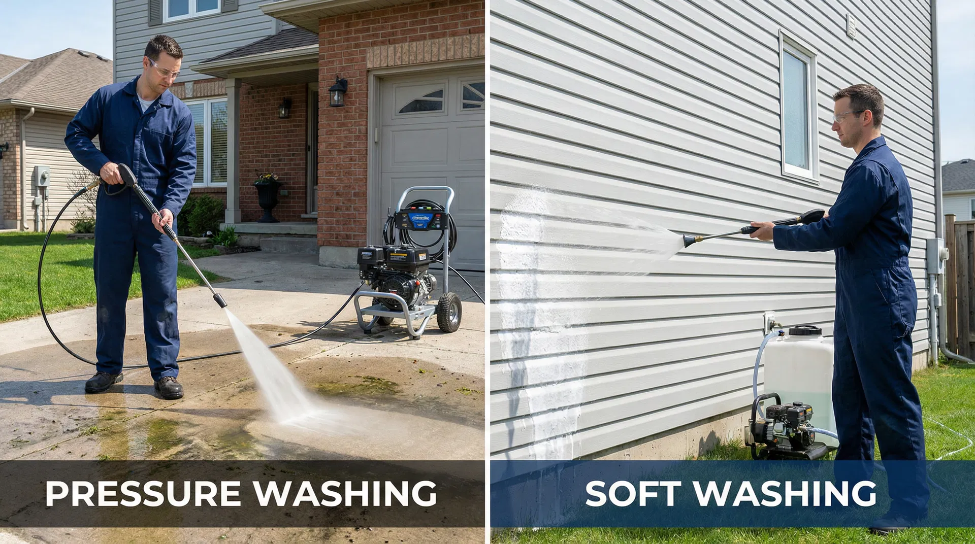 Pressure Washing vs. Soft Washing: Which Does Your Home Need?
