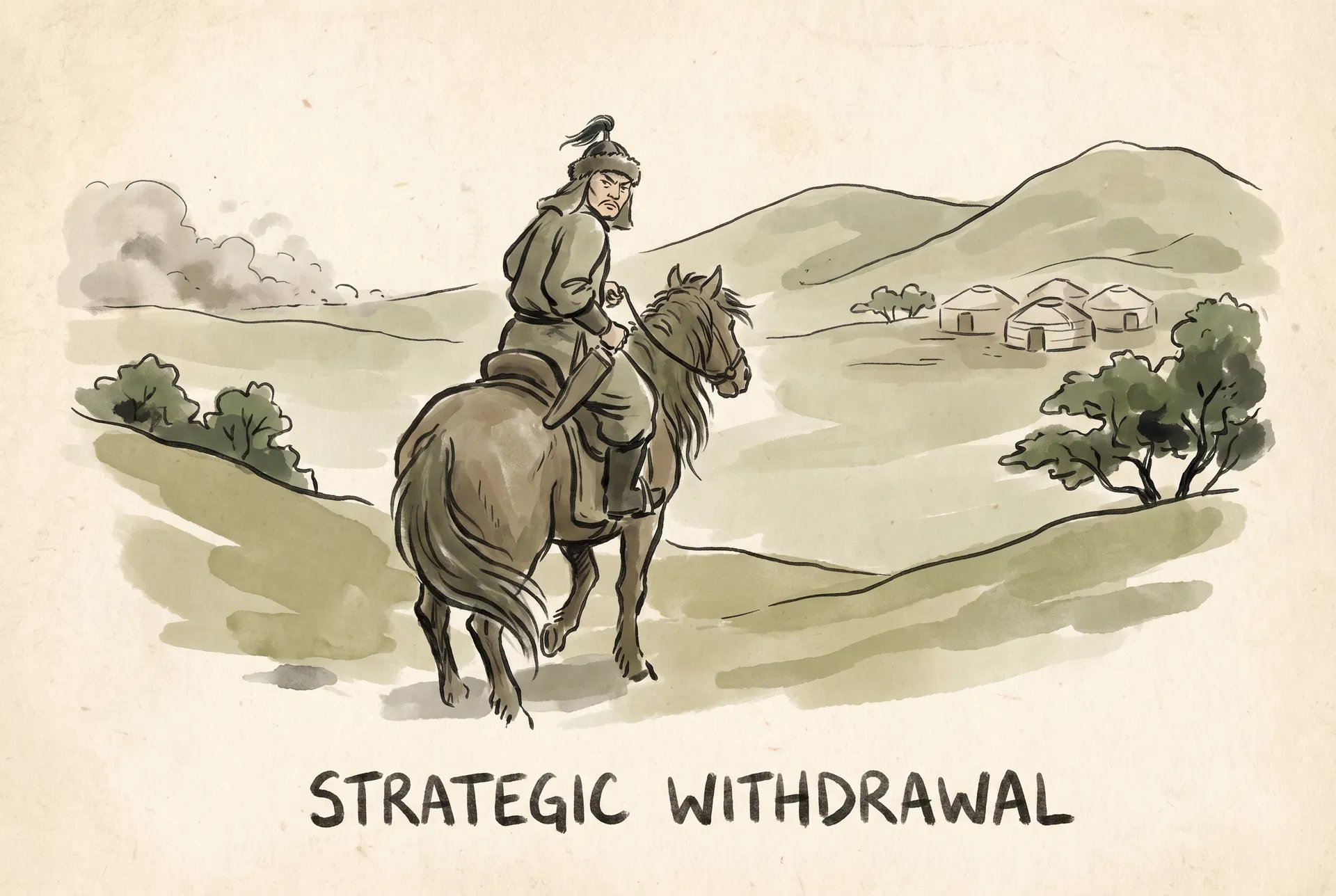 損切りは遊牧民の撤退戦：生き残るための「勇気ある撤退」ルール