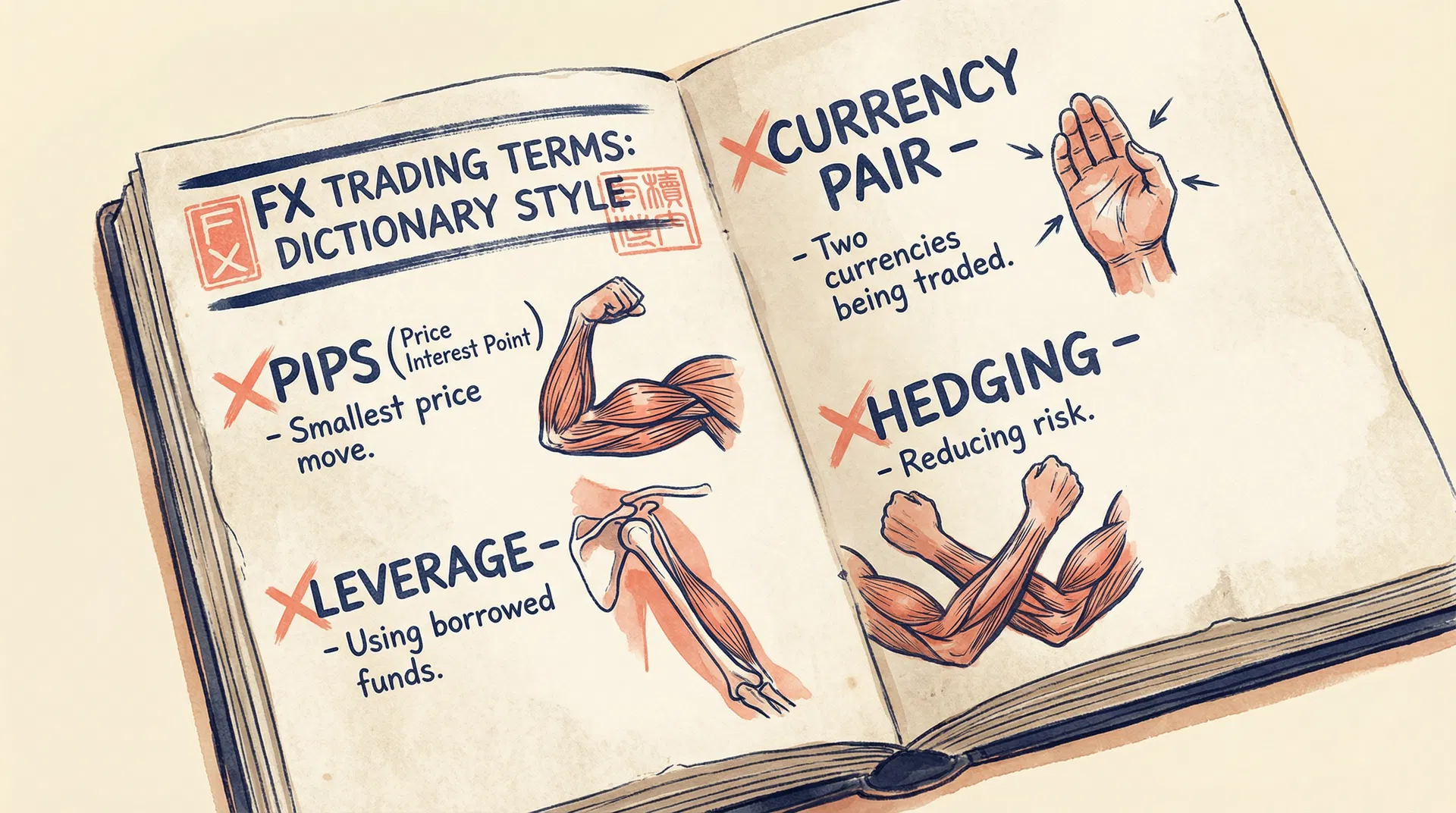 【FX基礎】スプレッドとスワップポイント?専門用語を筋肉語で完全翻訳!