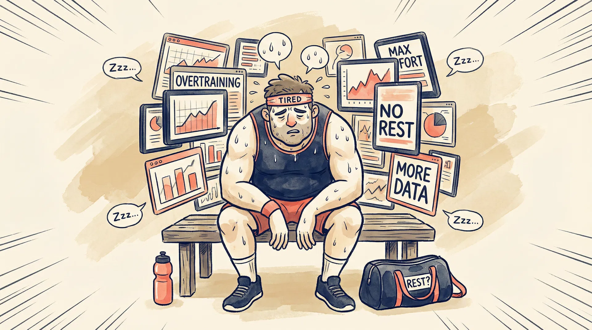 【メンタル】ポジポジ病はオーバートレーニング!休むも相場だ