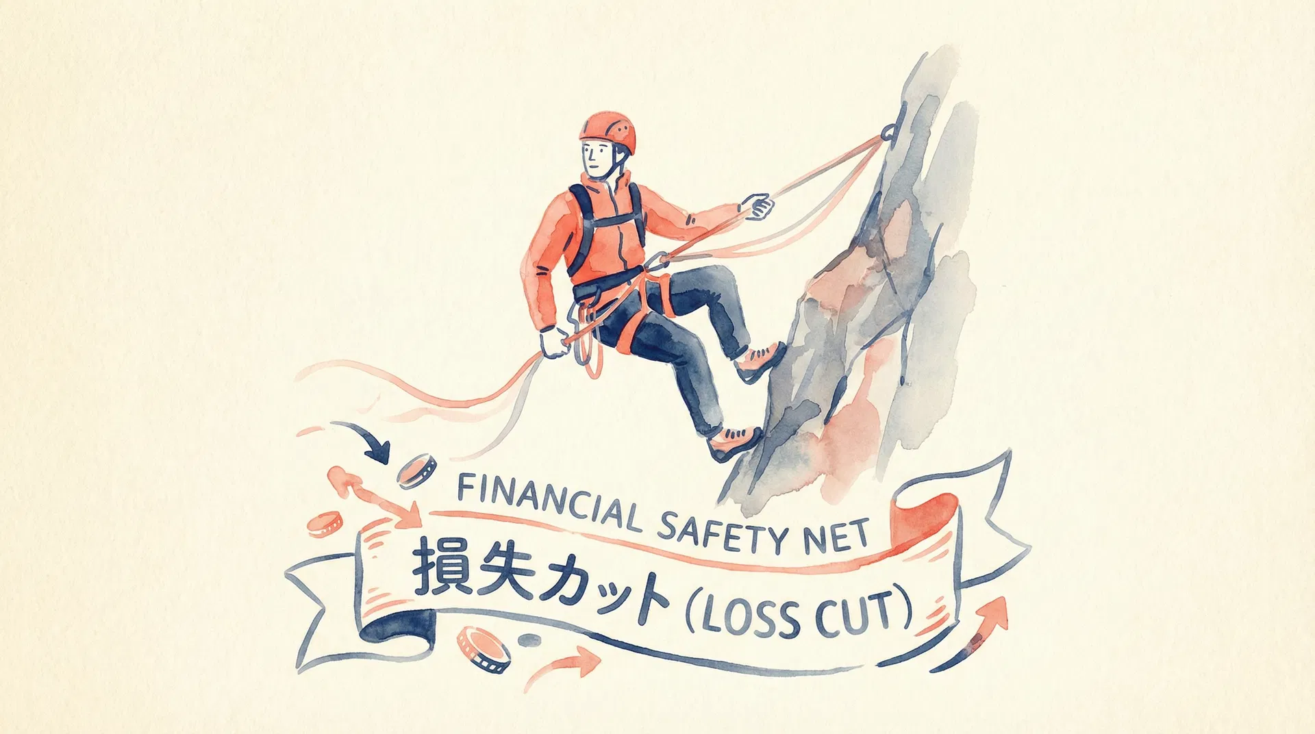 【メンタル】含み損に耐えるな!ロスカットは命を守るセーフティバーだ