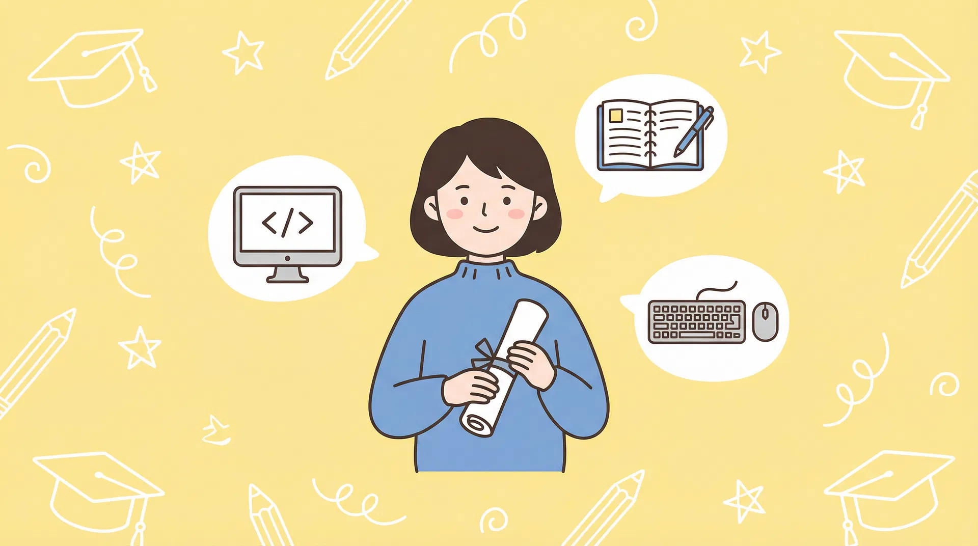 3ヶ月で変わる!在宅で取れるWebデザイン・ライティング資格