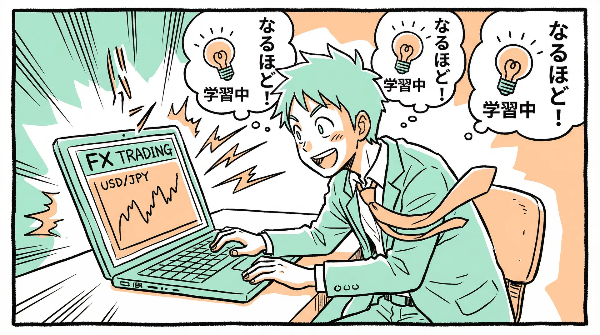 マンガでわかる！ドル円レートの動きとトレード戦略